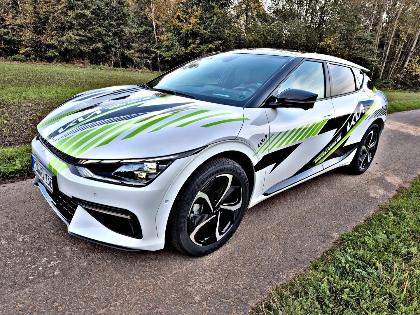 Kia EV6 77,4-kWh AWD GT-Line WP/Assist+/Sound/Glasd Weiß - 1