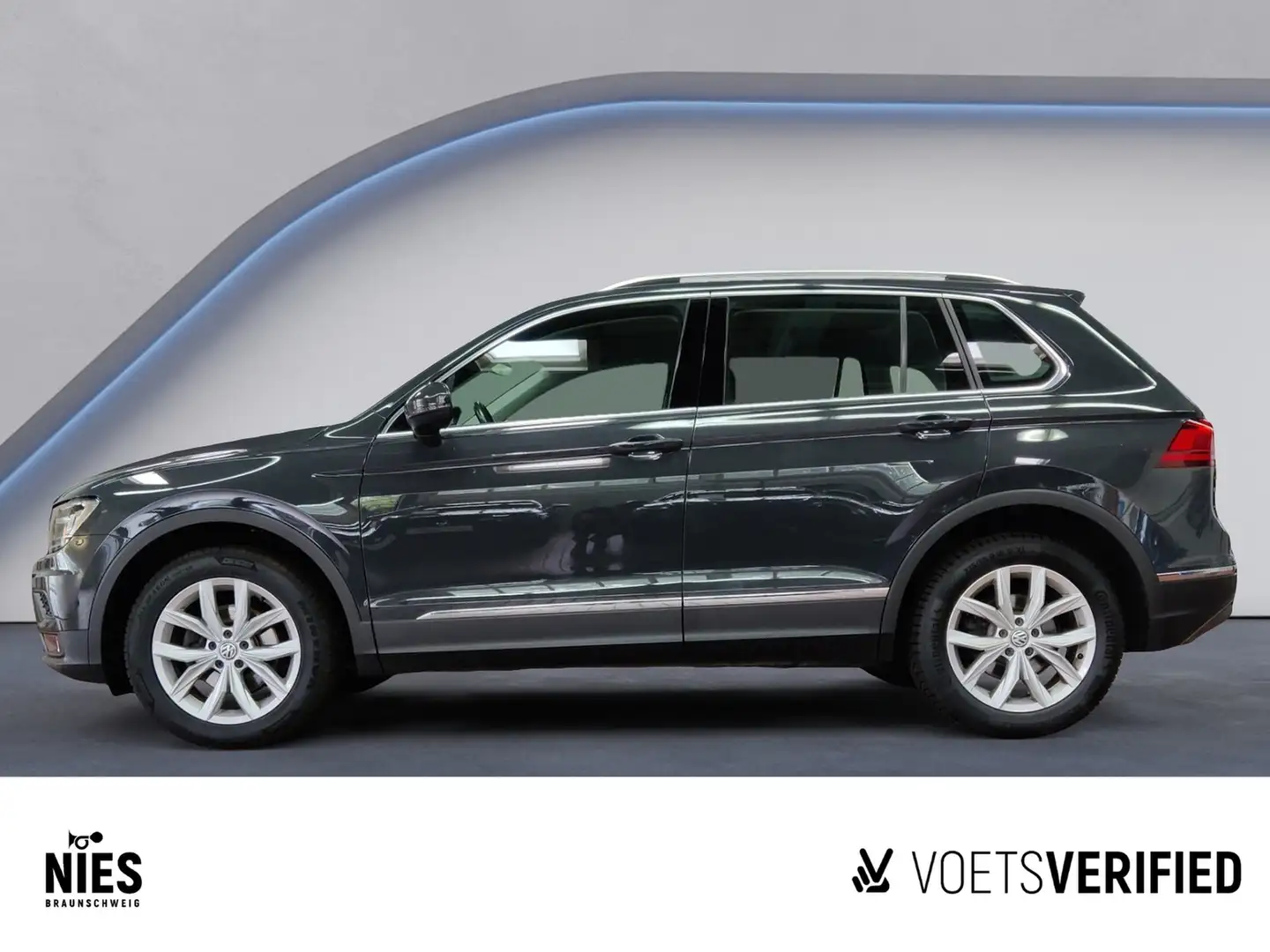 Volkswagen Tiguan 2.0 TDI DSG LED+PANO+PDC Szary - 2
