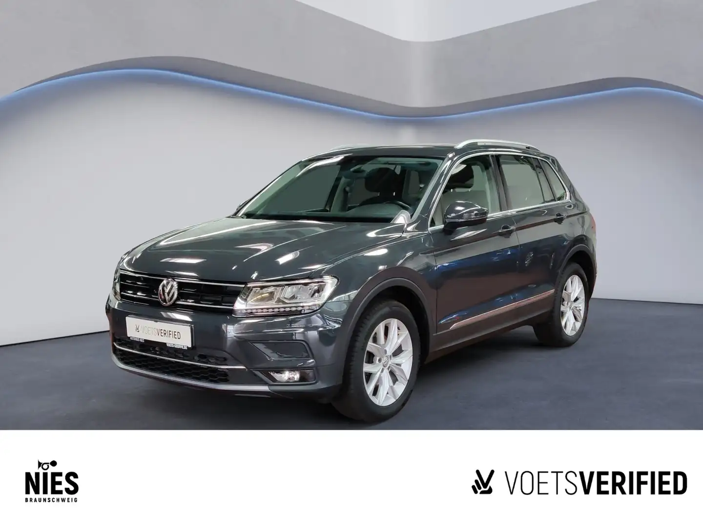 Volkswagen Tiguan 2.0 TDI DSG LED+PANO+PDC Szary - 1