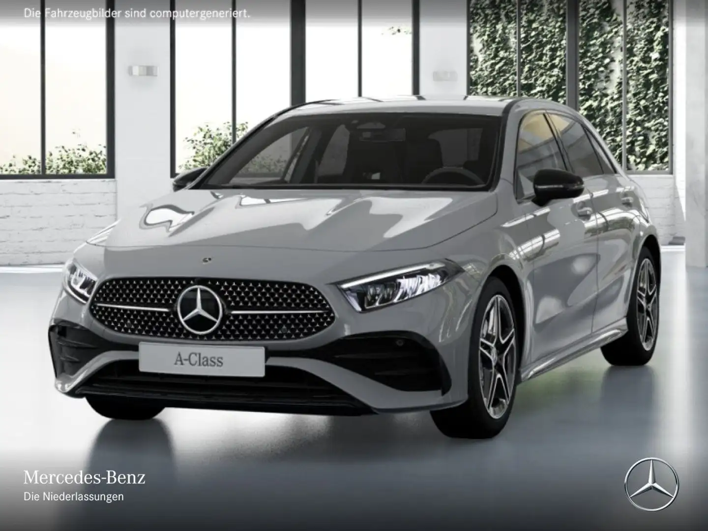 Mercedes-Benz A 250 e AMG+NIGHT+AHK+LED+KAMERA+TOTW+KEYLESS+8G Grau - 2