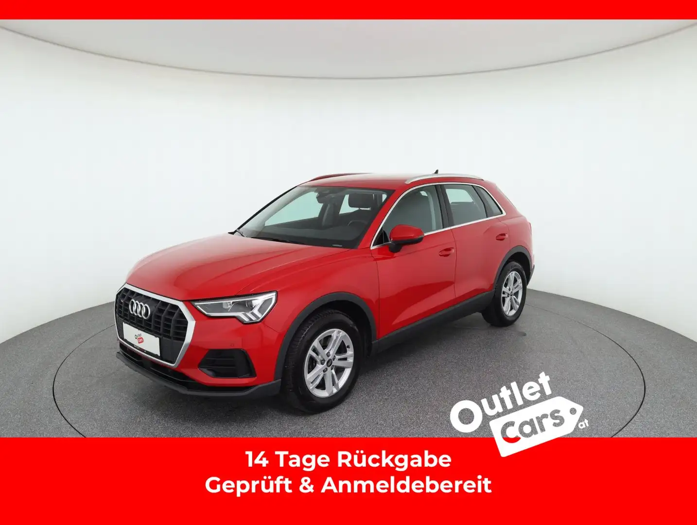 Audi Q3 40 TDI quattro Aut. ASSIST+LED+LEDER+NAVI+PDC Rot - 1