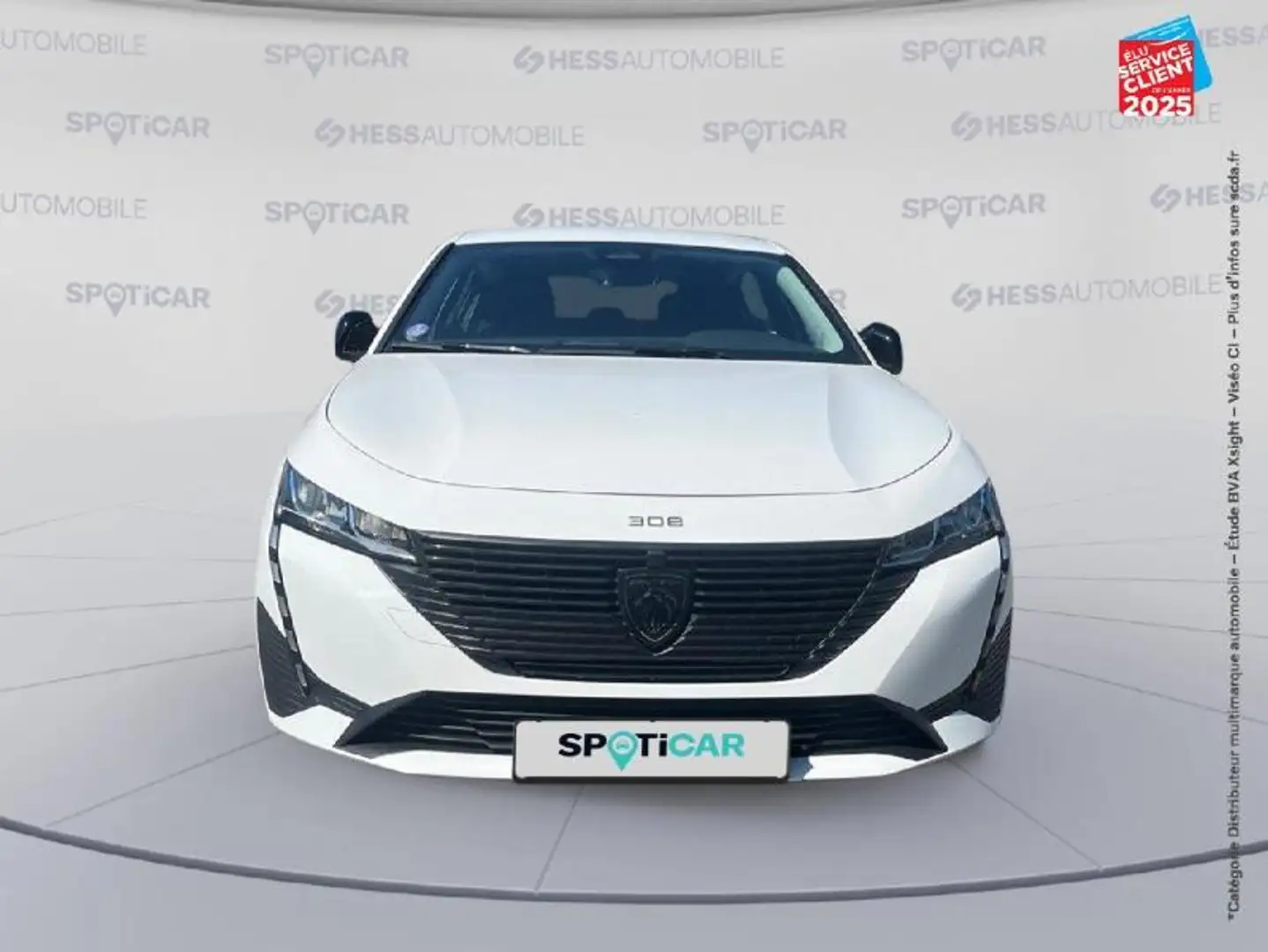 Peugeot 308 PHEV 180ch Active Pack e-EAT8 Blanc - 2