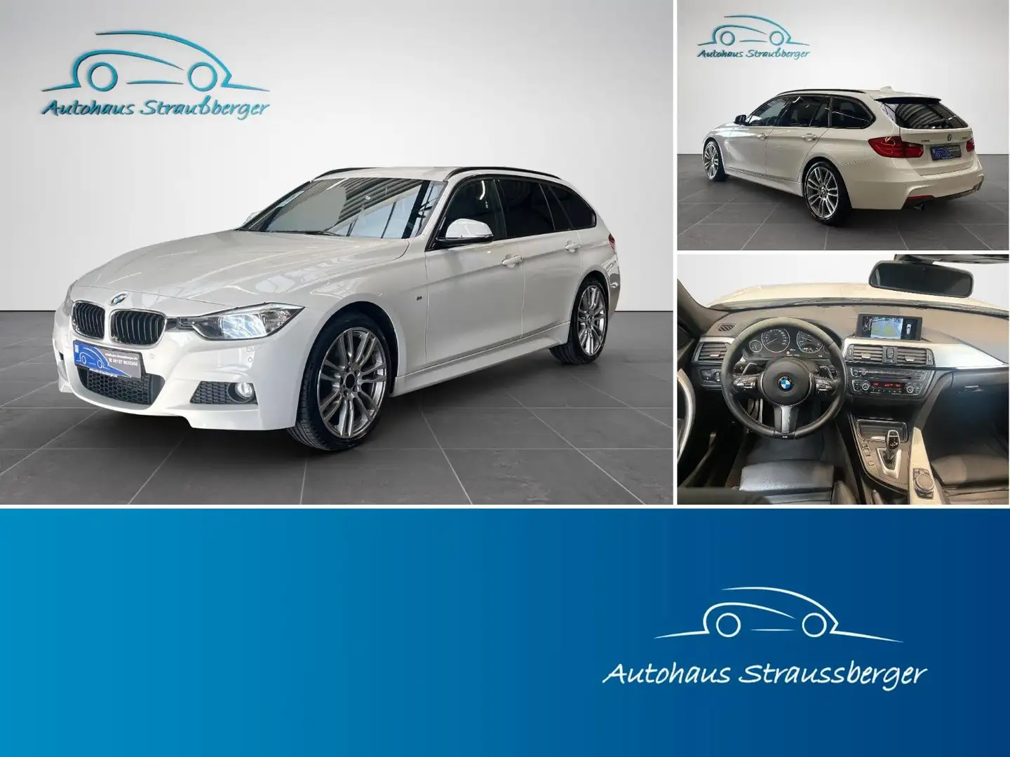 BMW 320 Baureihe 3 Touring 320d xDrive SHZ RFK Tempo Blanc - 1
