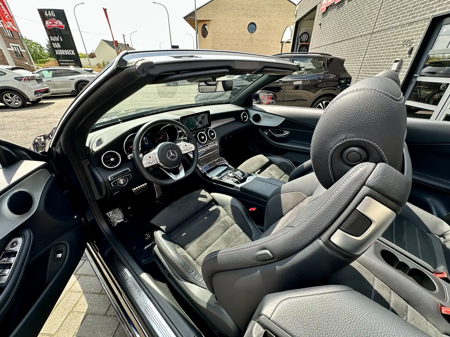 Mercedes-Benz C 180 Cabriolet AMG Line FULL OPTION*CAM*LED*GPS*APP* Azul - 2