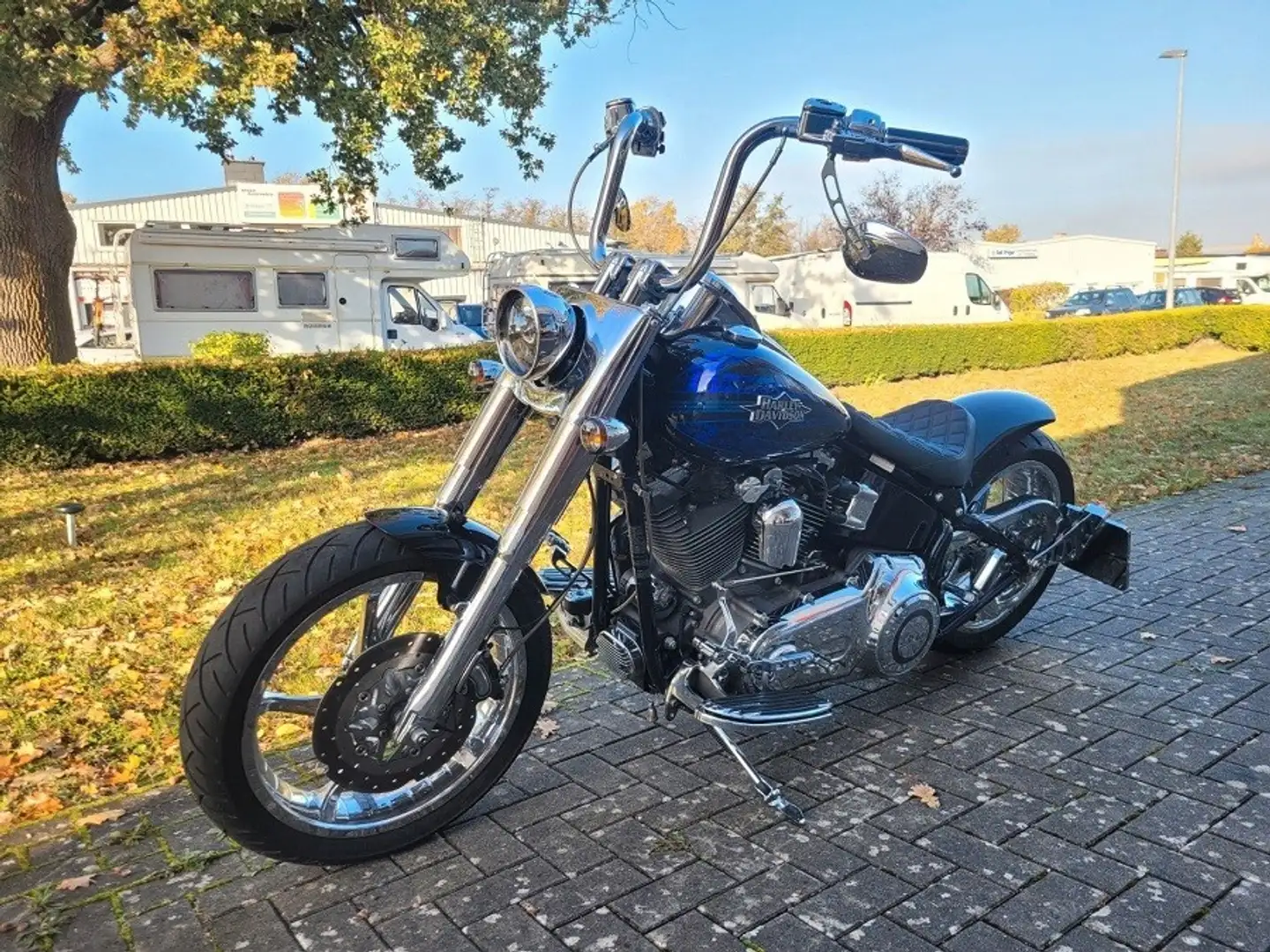 Harley-Davidson Softail FLSTSE CVO Softail Convertible Black - 1