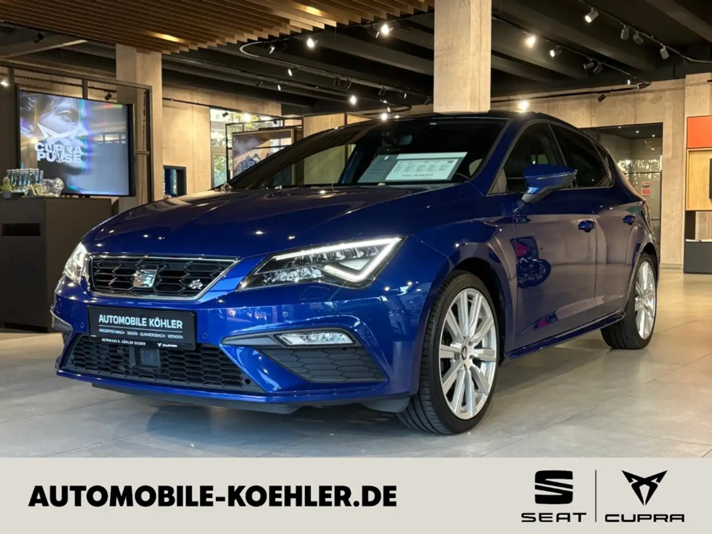 SEAT Leon FR 1.4 TSI Sportpaket Navi Leder Soundsystem LED S Blau - 1
