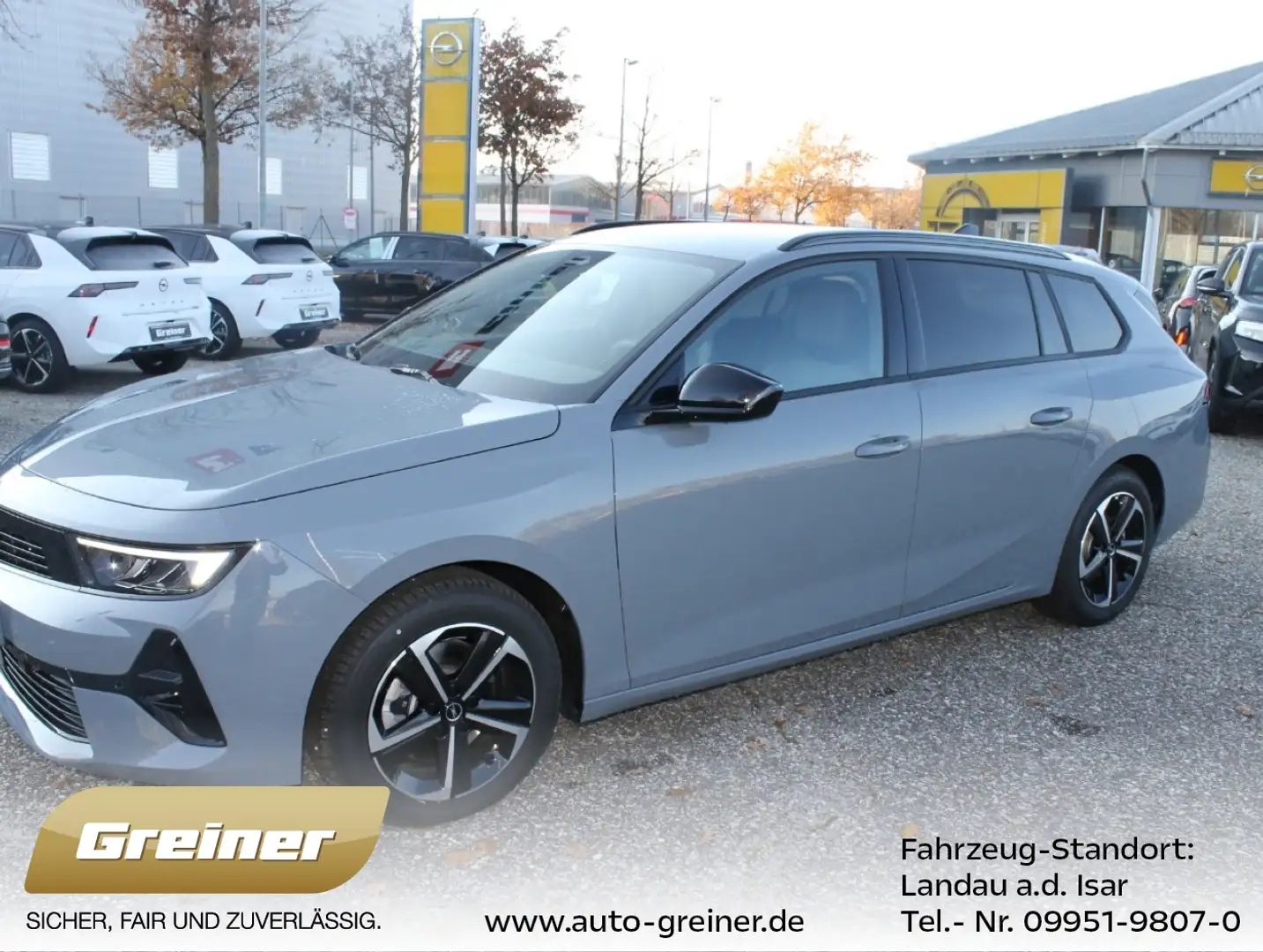 Opel Astra ST GS Hybrid AHK|SHZ|LRHZ|ALU|PDC|LED| Grau - 1