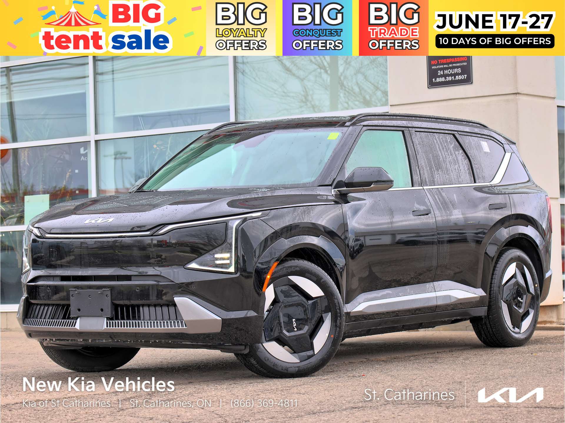 Black 2027 Kia EV5 SUV / Crossover Automatic