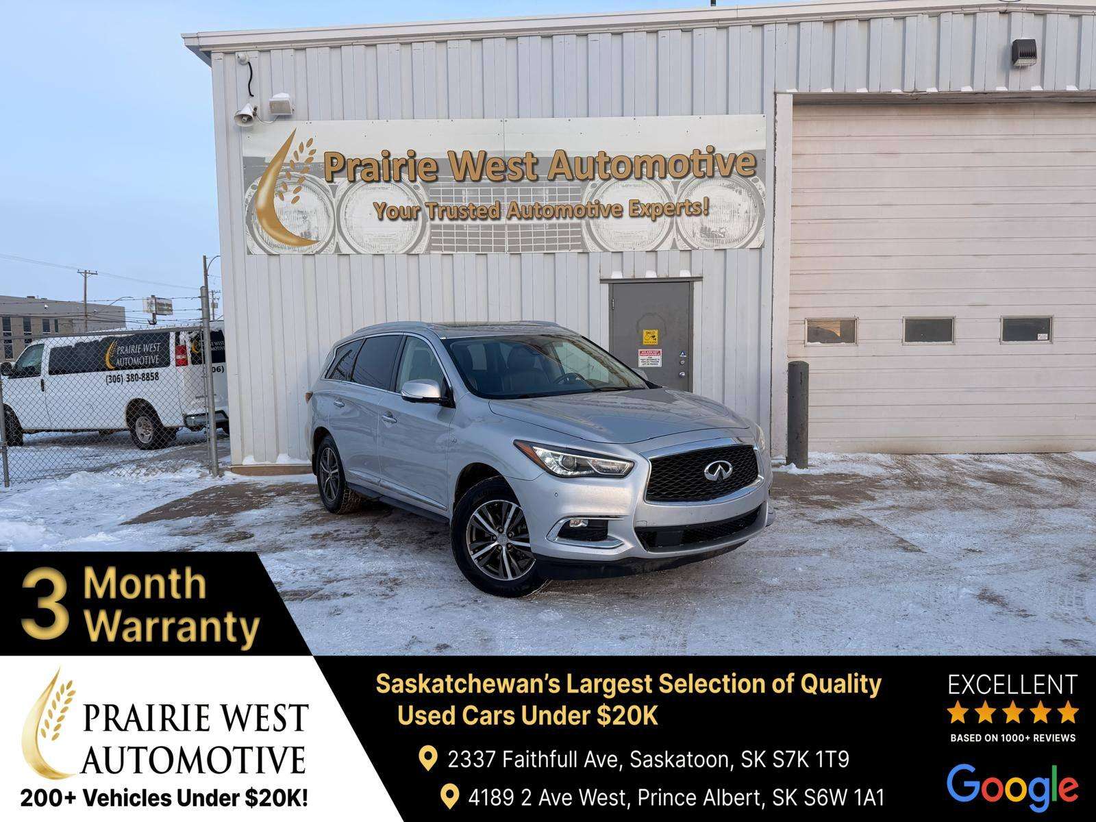 2019 Infiniti QX60 PURE AWD 7 Passenger |Good Services Records