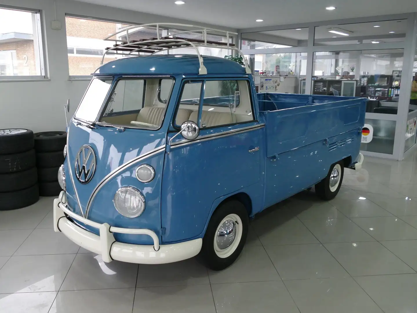 Volkswagen T1 Pritsche HU/AU NEU Albastru - 1