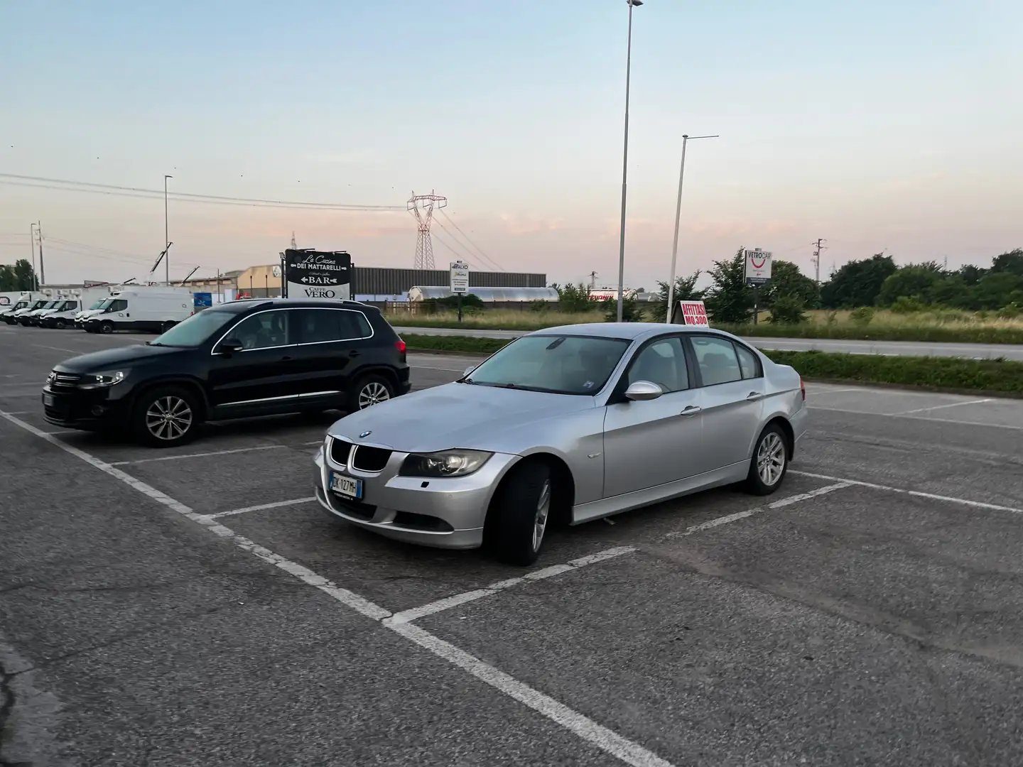 BMW 320 Serie 3 E90 Berlina 320d Futura Argento - 2