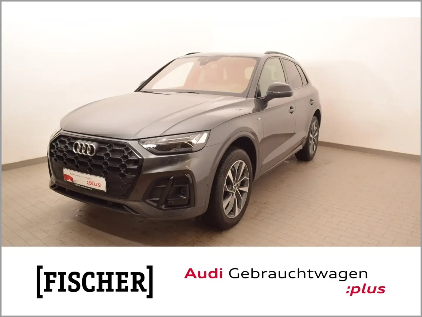 Audi Q5 40TFSI quattro S tronic Matrix Navi Rear View DWA Grijs - 1