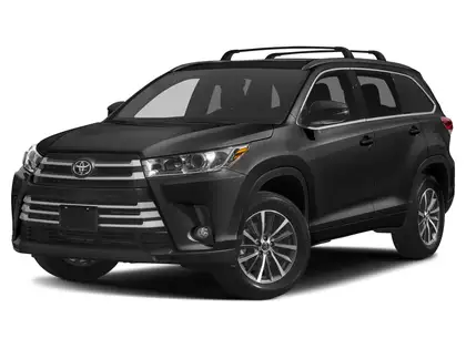 Black 2018 Toyota Highlander SUV / Crossover  Automatic
