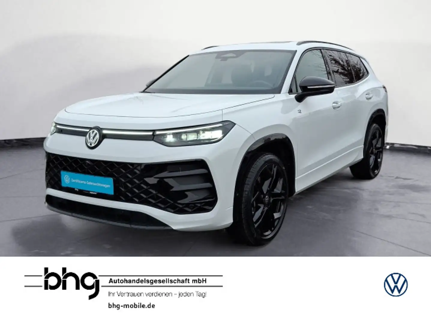 Volkswagen Tayron 2.0 TSI DSG 4Motion R-Line AHK Pano Leder Weiß - 1