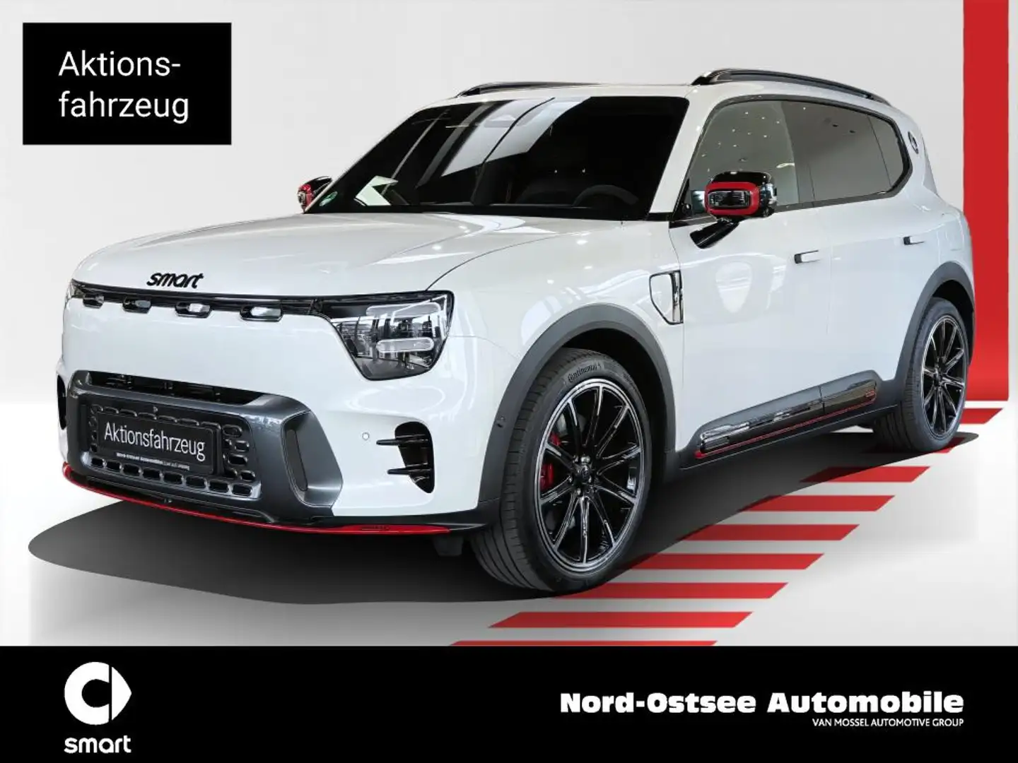 smart #5 Brabus PANO SITZBELÜFTUNG 360° HUD SENNHEISER Blanc - 1