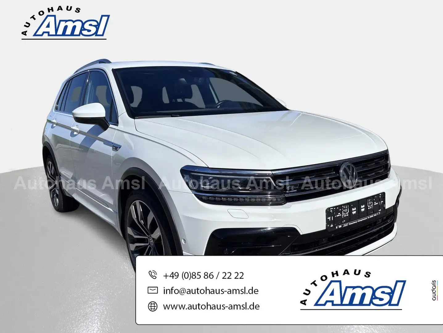 Volkswagen Tiguan 2.0 TSI Highline R-Line 4Motion *AHK*Pano*DAB* Weiß - 1