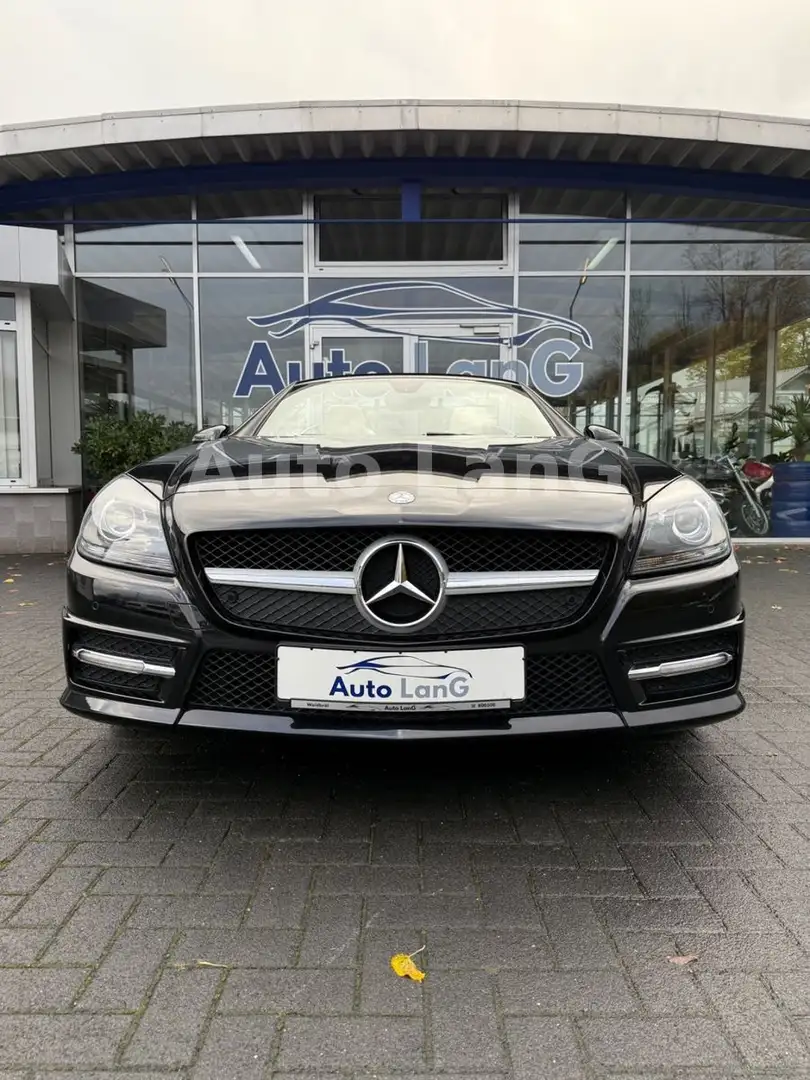 Mercedes-Benz SLK 250 Roadster Automatik LED AHK PDC SHZ Fekete - 2