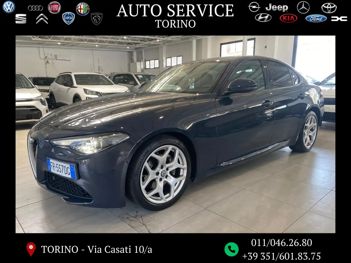 Alfa Romeo Giulia Giulia 2016 2.2 t Super 150cv auto PRONTA CONSEGNA Grau - 1
