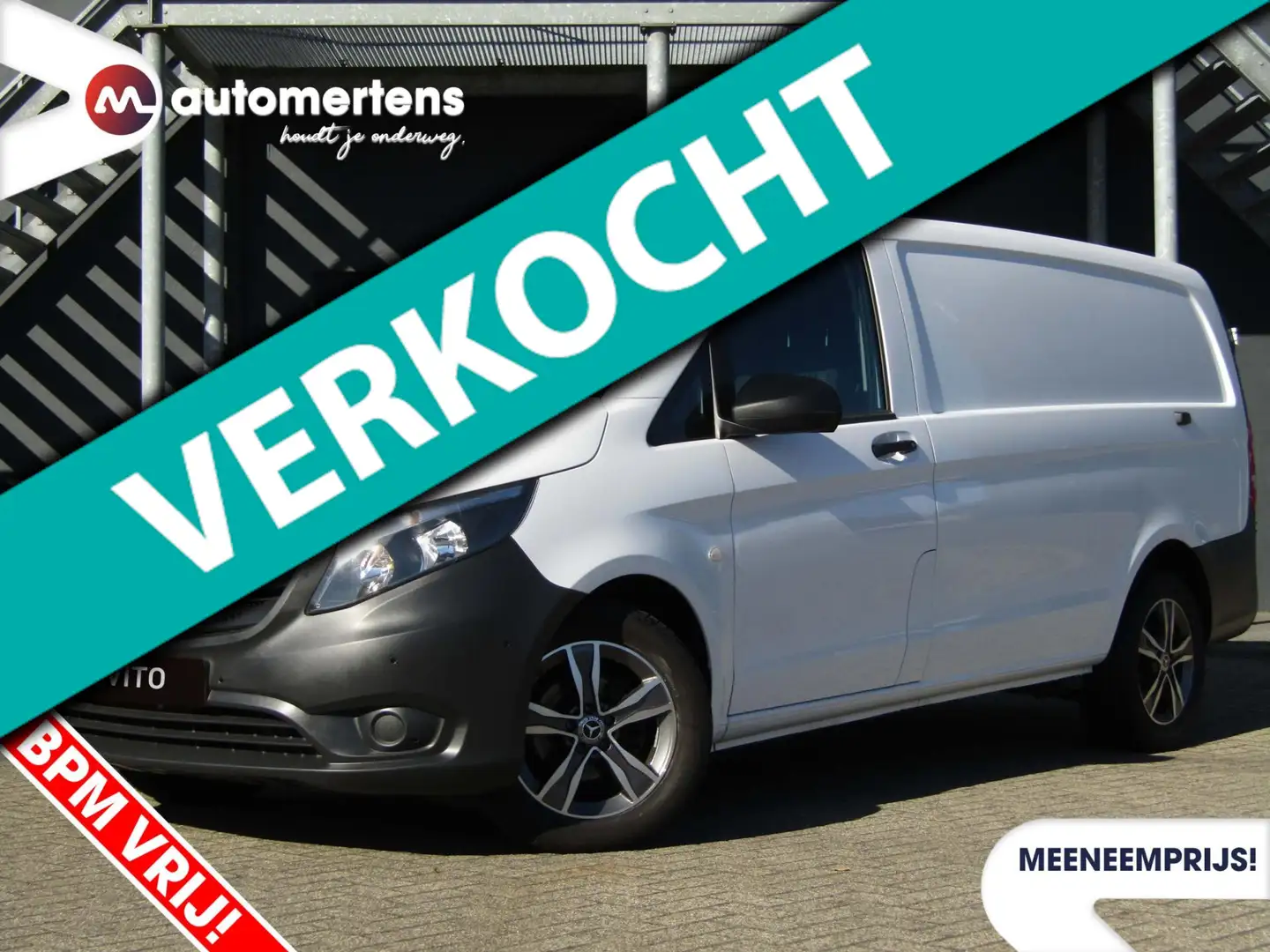 Mercedes-Benz Vito 116 CDI 163PK L2 AUTOMAAT | * APPLE CARPLAY * ACHT Blanc - 1