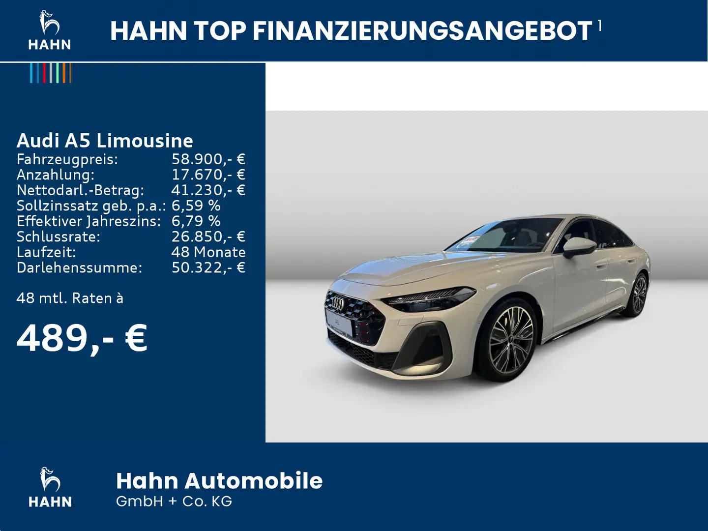 Audi A5 TFSI 150 kW S tronic NEU! Weiß - 2