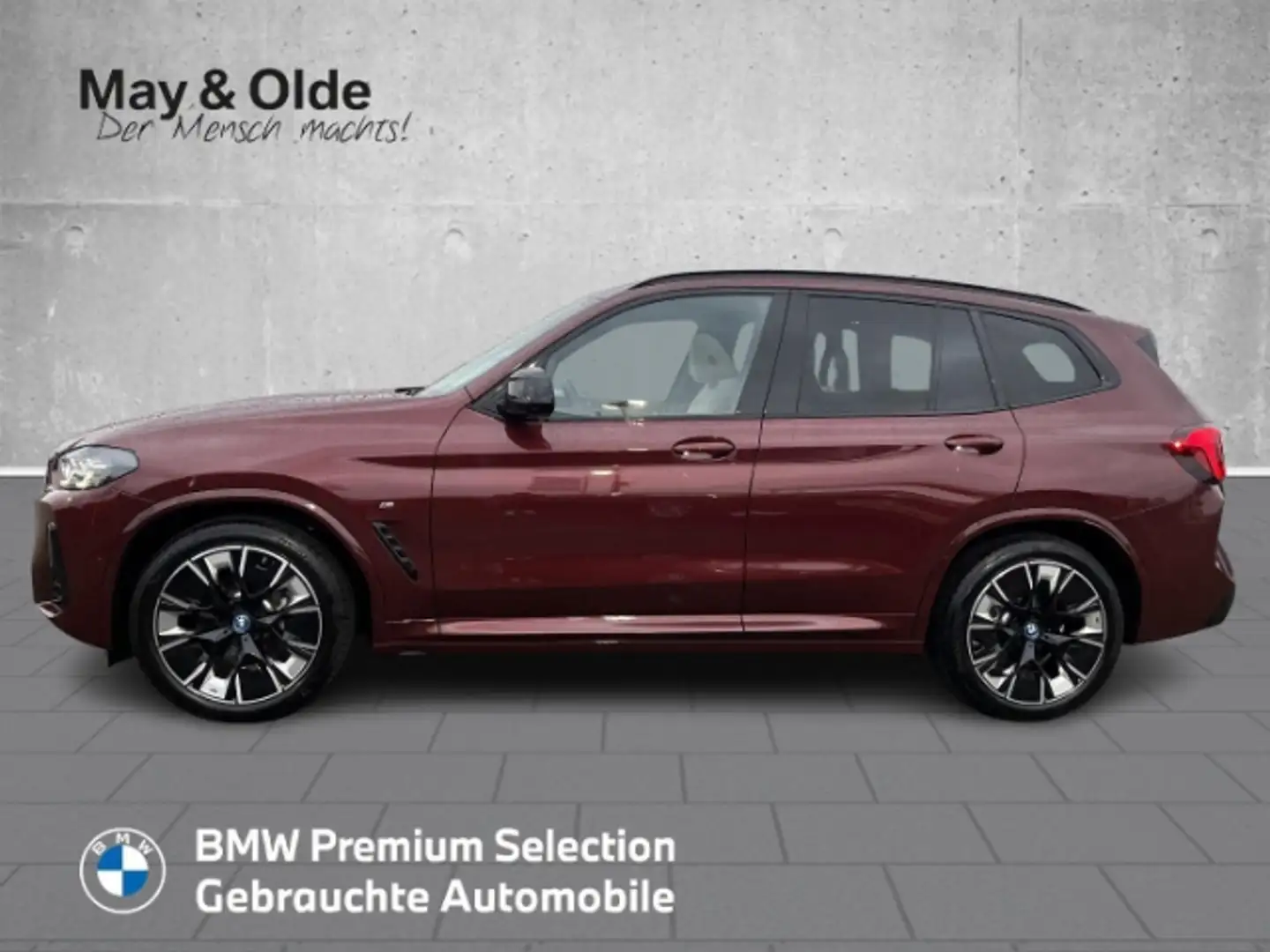 BMW iX3 M Sport Impressive Pano HUD Navi LEDER AHK DAB H&K Červená - 2