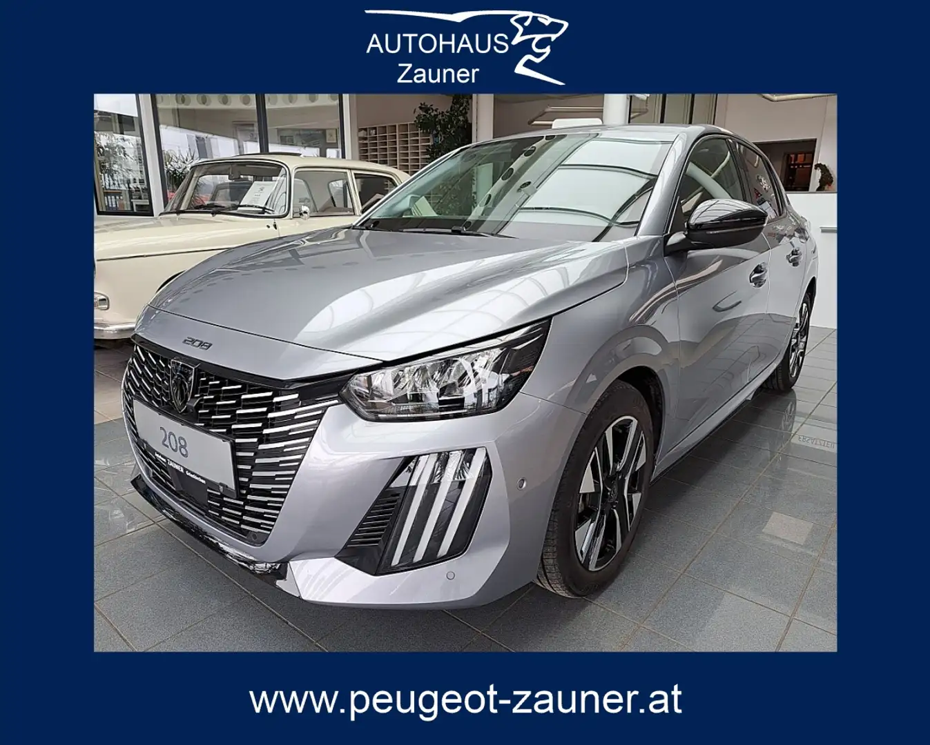 Peugeot 208 PureTech 100 S&S Allure Silber - 1