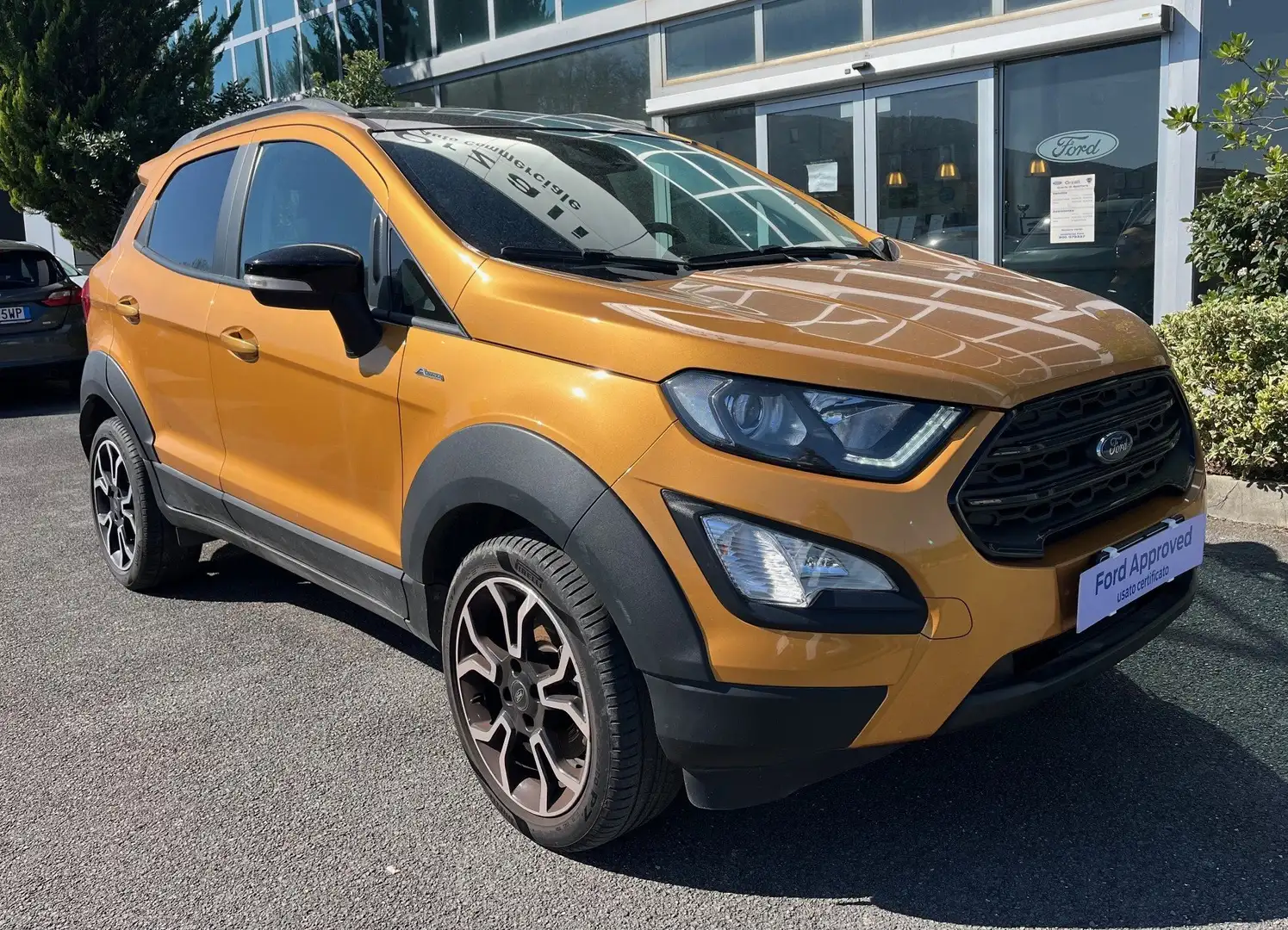 Ford EcoSport 1.0 EcoBoost 125 cv Active - 4 Anni Ford Protect Giallo - 1