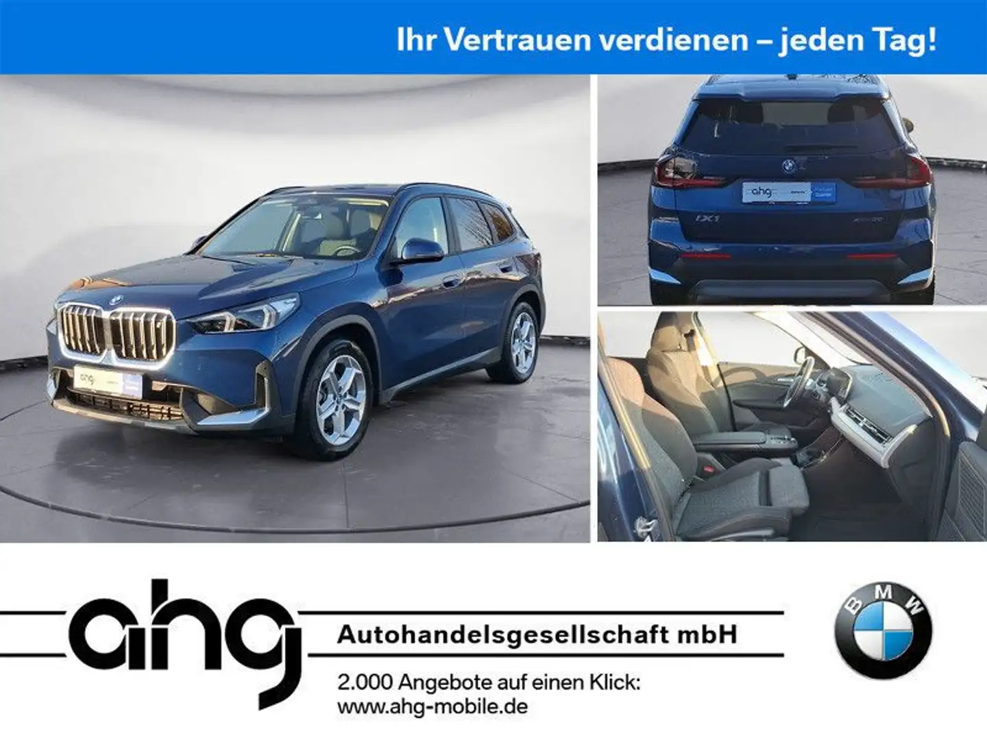 BMW iX1 xDrive30 LED PDC 360 Blau - 1