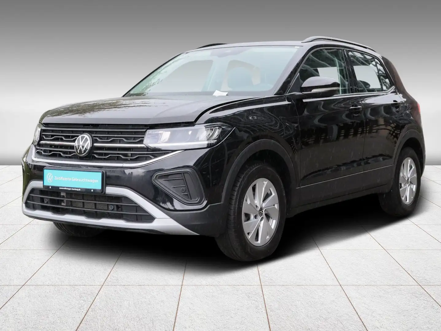 Volkswagen T-Cross 1.0 TSI Life DSG AHK Navi ACC CarPlay Schwarz - 2
