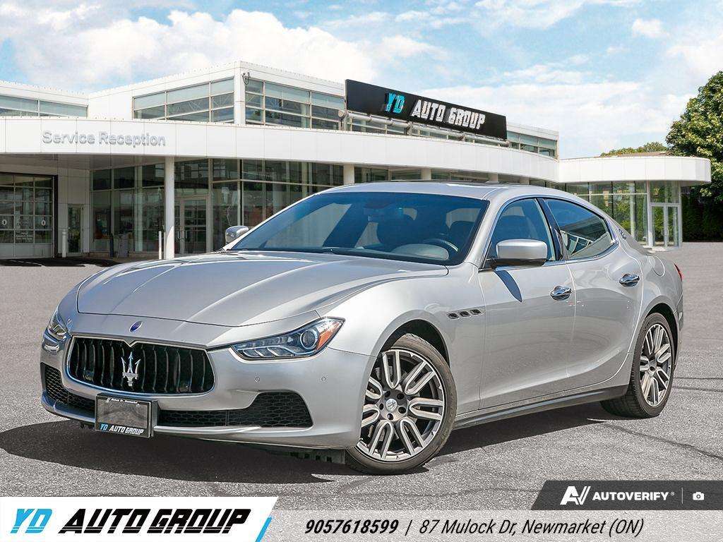 2016 Maserati Ghibli SQ4 | Clean Carfax | Safety Certified