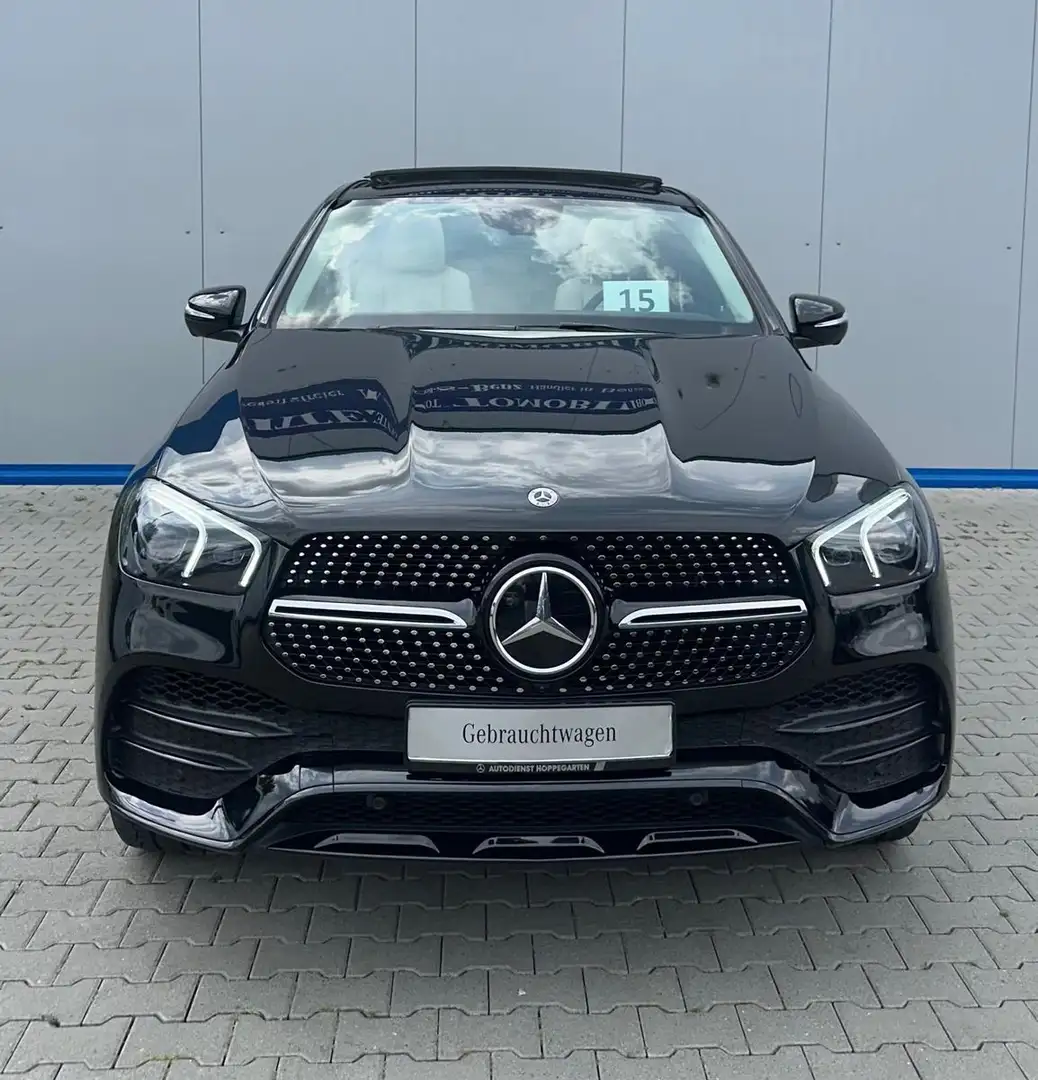 Mercedes-Benz GLE 400 d 4M COUPE AMG-LINE PANO AHK KEYLESS 360° Schwarz - 2