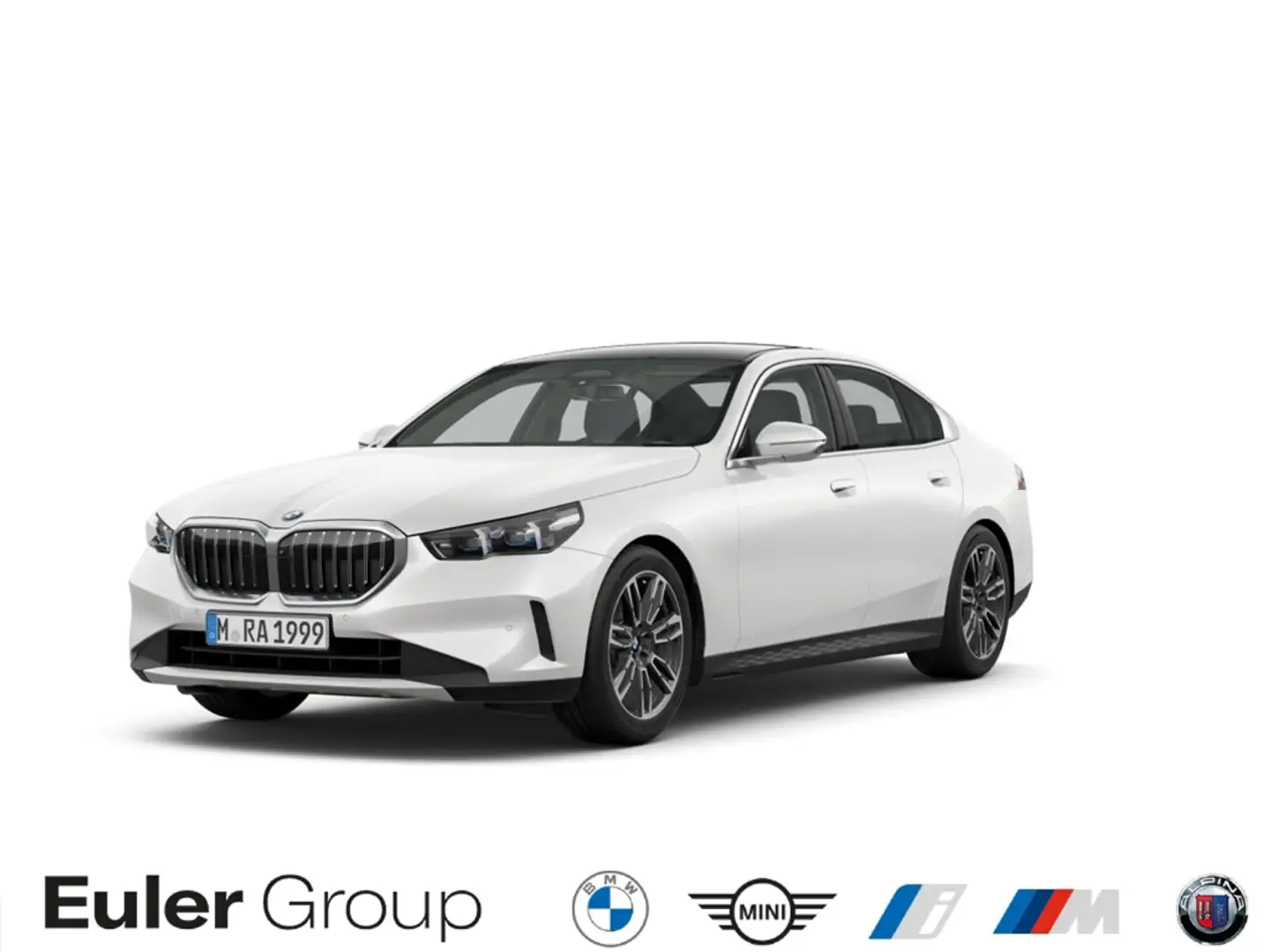 BMW 520 d Lim M-Sport HUD AHK Pano Navi Soundsystem Dri.As Weiß - 1