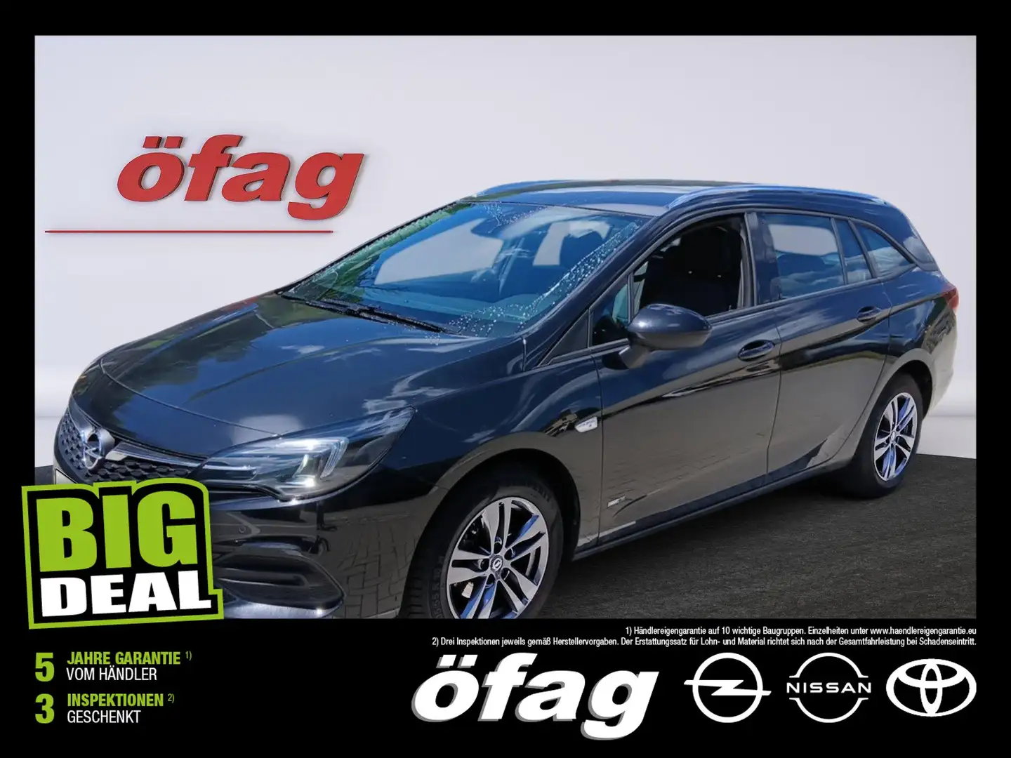 Opel Astra K Sports Tourer 1.2 Turbo Design & Tech LM Schwarz - 1