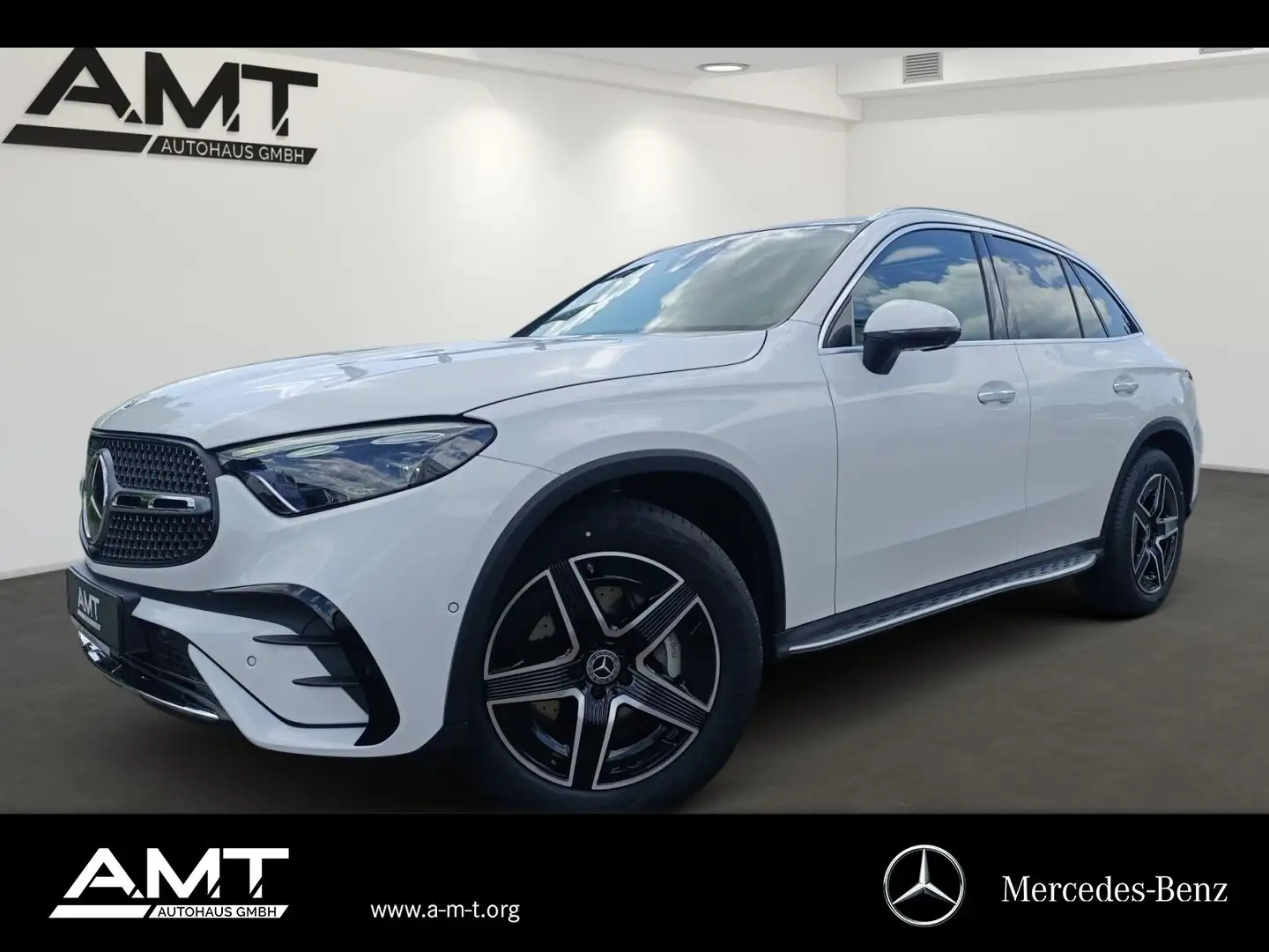 Mercedes-Benz GLC 300 d 4M AMG Premium Plus*AHK*Standh.*Distr. Weiß - 1