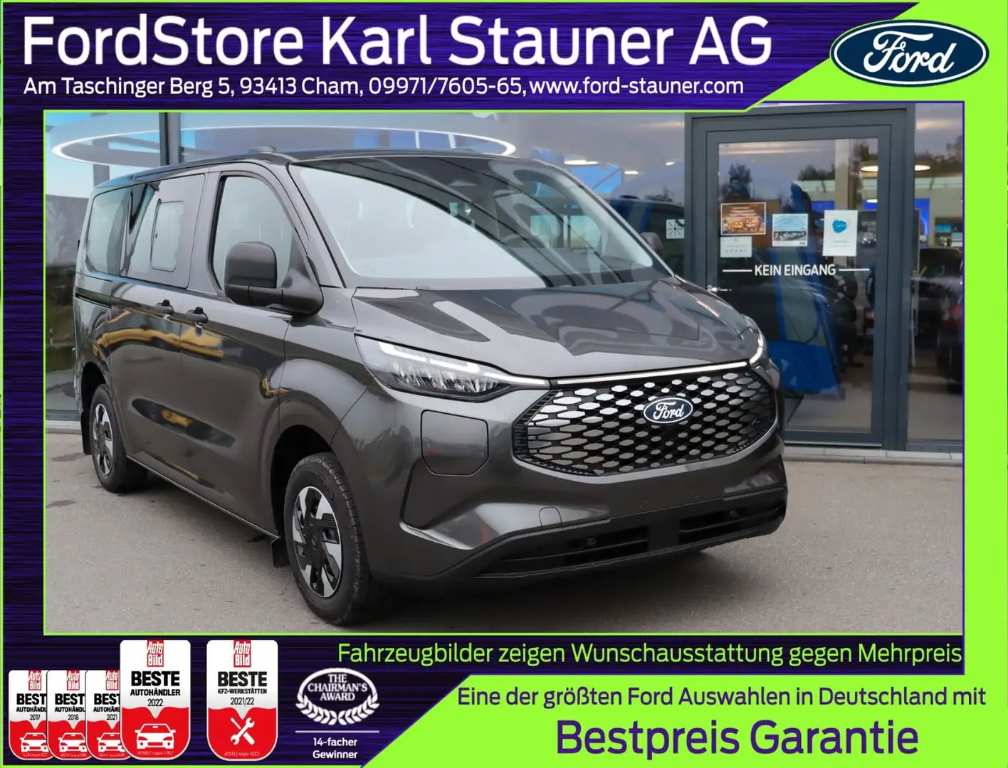 Ford Transit Custom Kombi BEV ELEKTRO 340 L1 0,0% FIN Blanco - 1