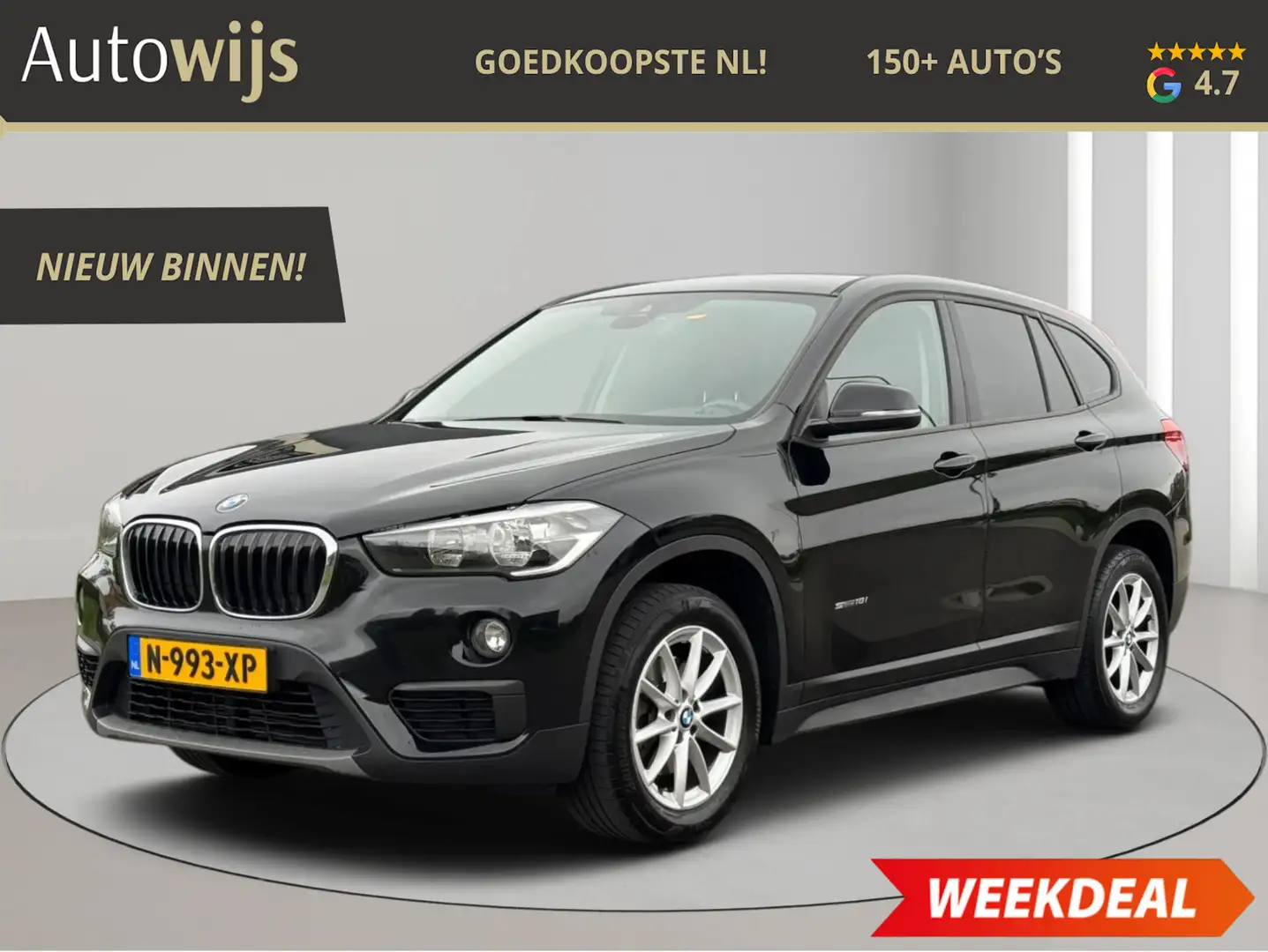BMW X1 SDrive18i Centennial High Executive|PDC|Clima|Crui Zwart - 1