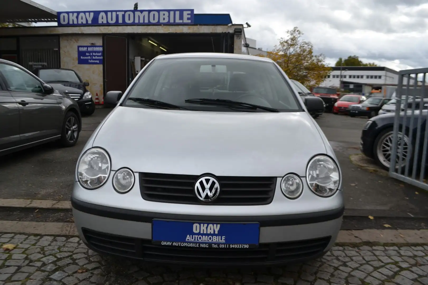 Volkswagen Polo IV Basis/KLIMA/ZV/SERVICE NEU Srebrny - 2