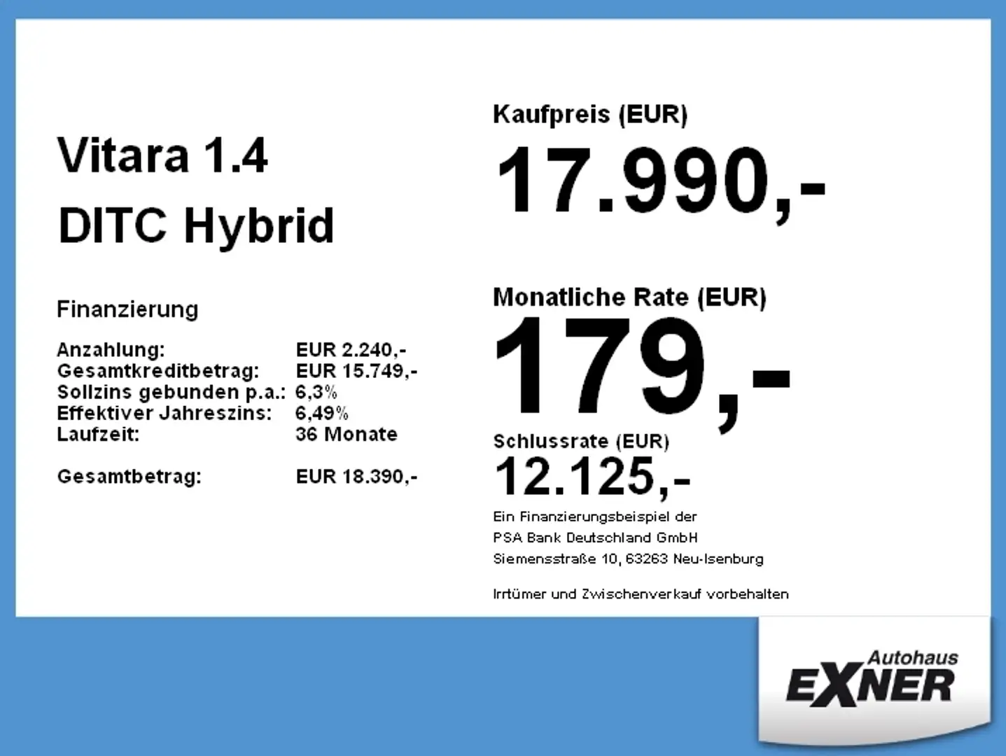 Suzuki Vitara 1.4 DITC Hybrid COMFORT *AHK*SITZHEIZ.* Silber - 2