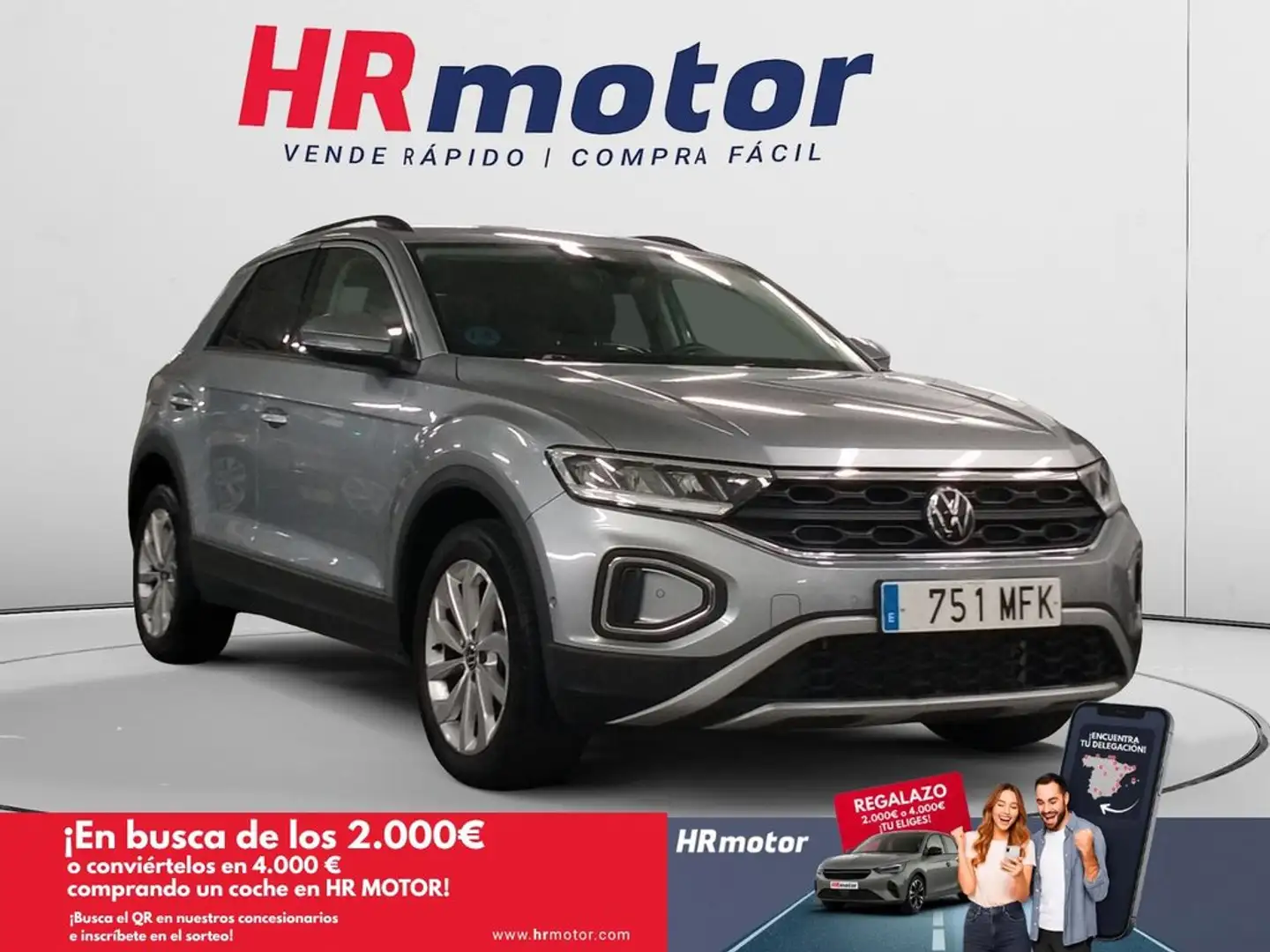 Volkswagen T-Roc Life Gris - 1