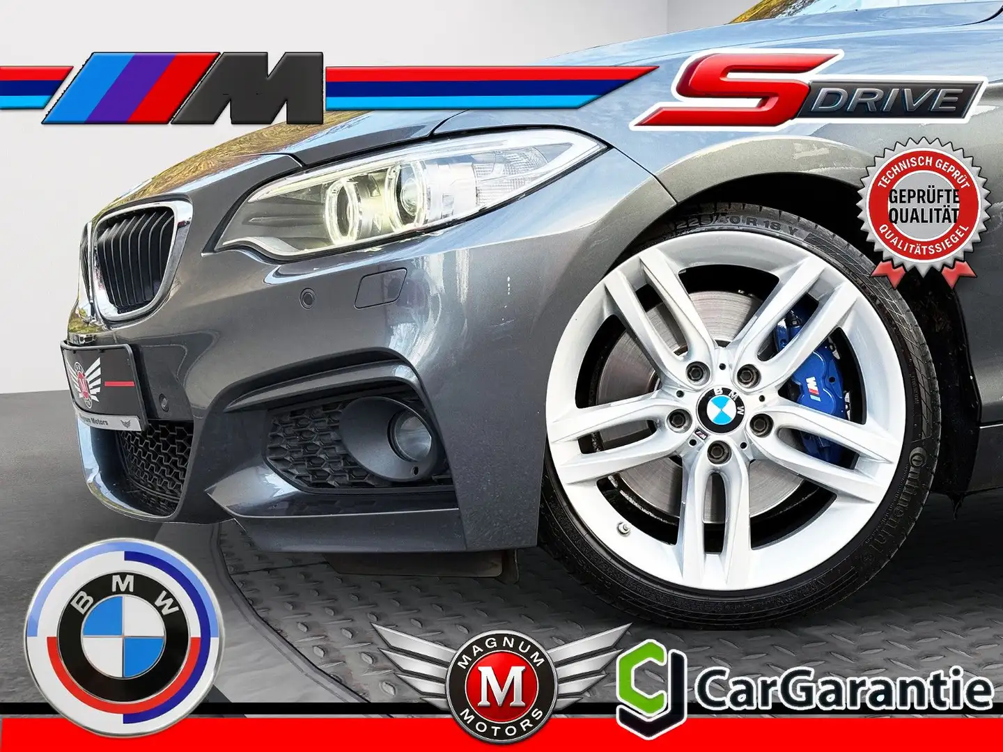 BMW 230 i COUPE M SPORT *Aut.*Navi*Schieb.*Harman* Grau - 1
