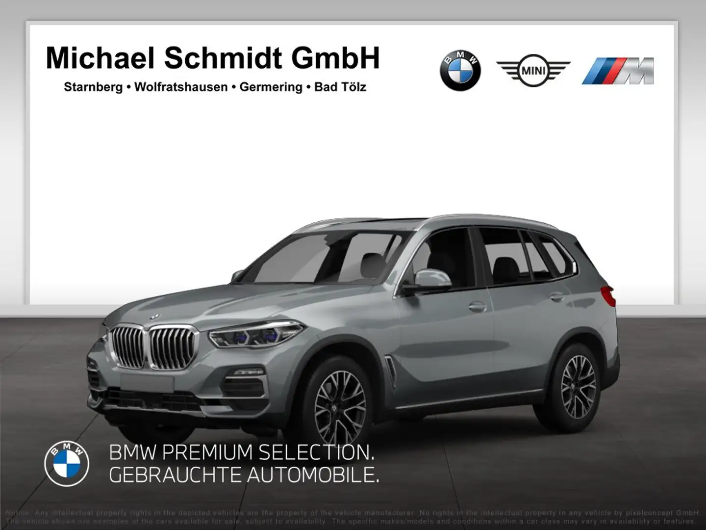 BMW X5 xDrive40d M Sportpaket*H&K*AHK*Head-Up*Pano*LED*So Grau - 1