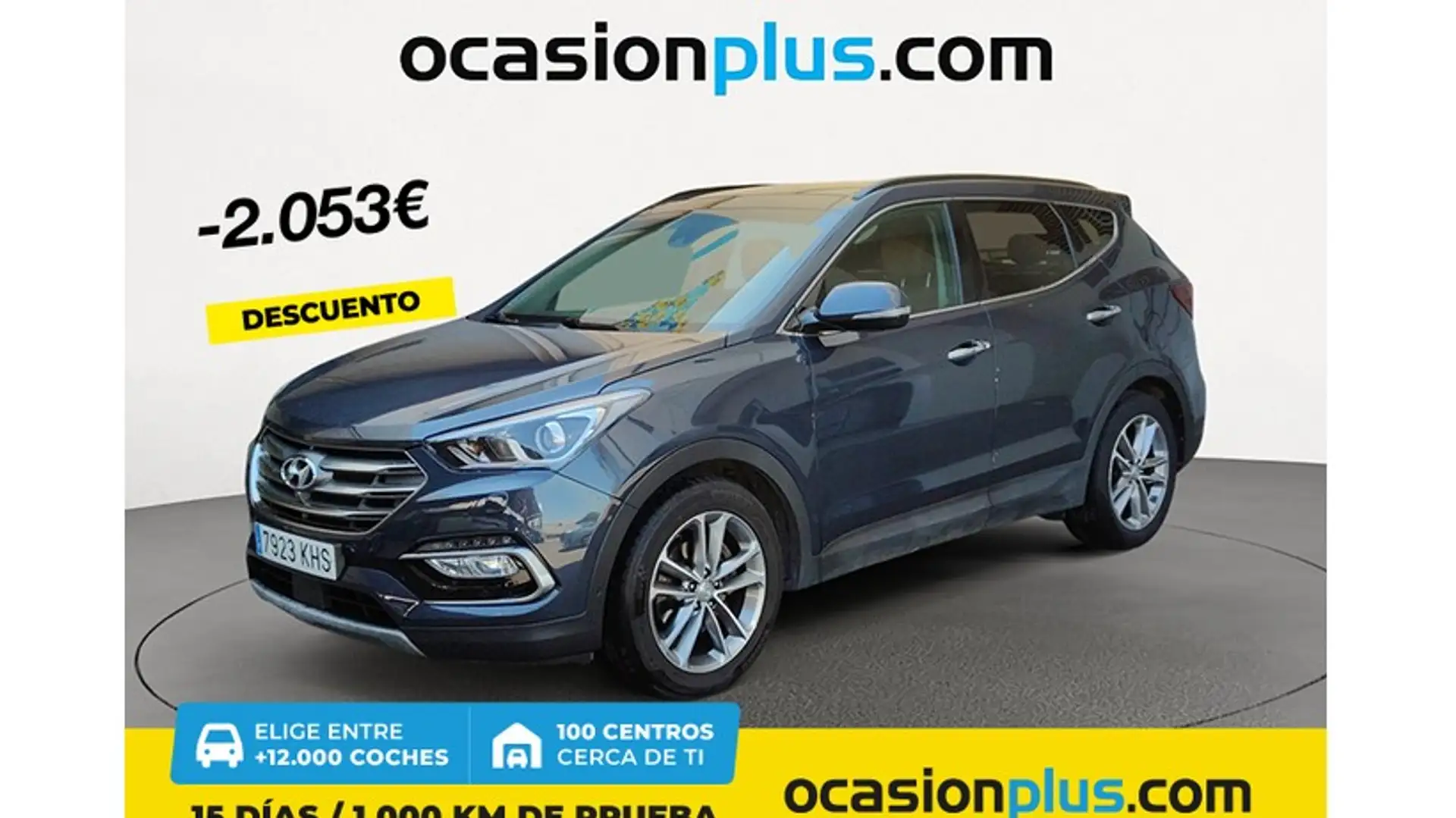 Hyundai SANTA FE 2.2CRDi 4x4 Style 7s Aut. Azul - 1