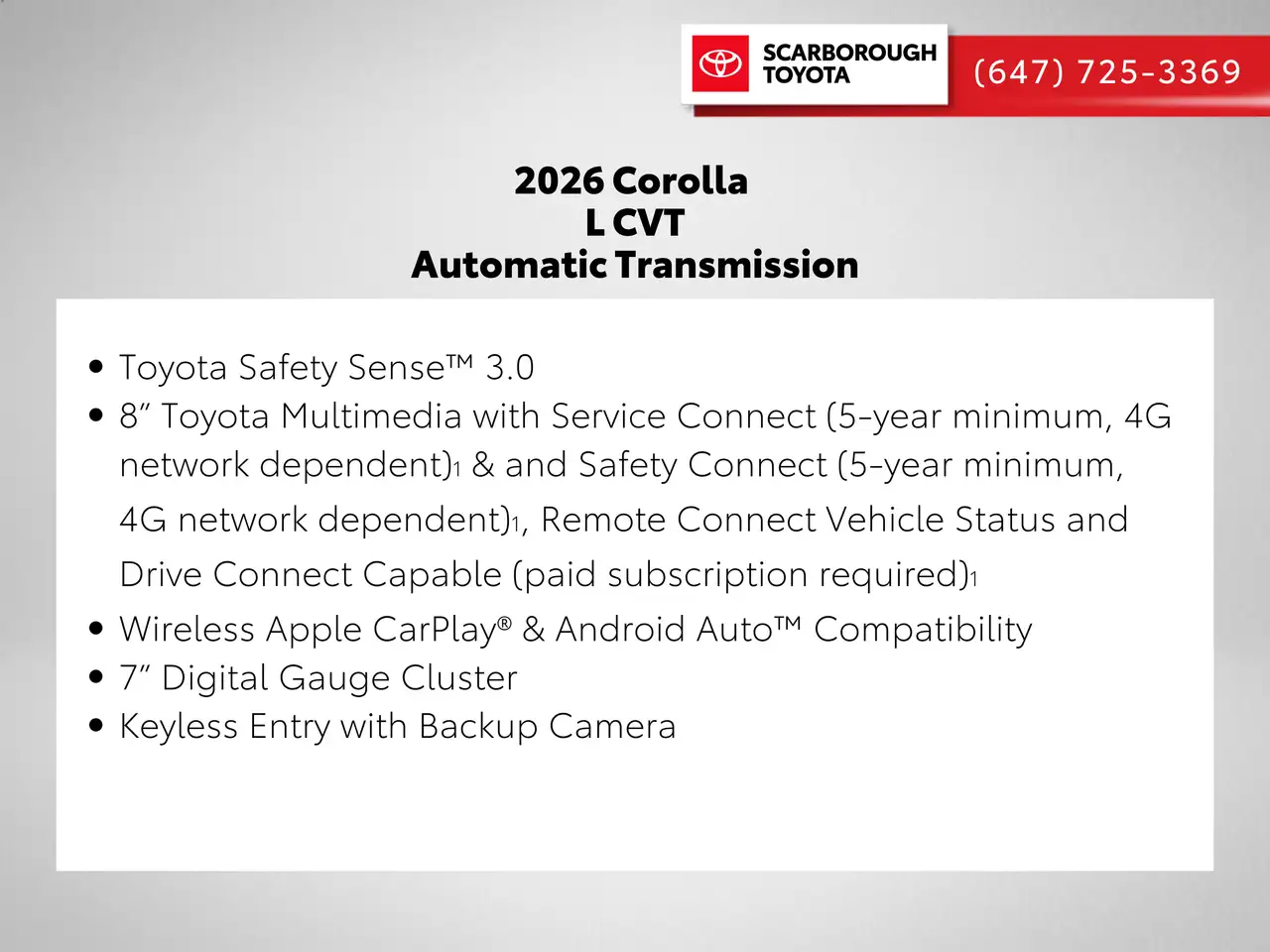 Toyota Corolla fotografie Toyota Corolla