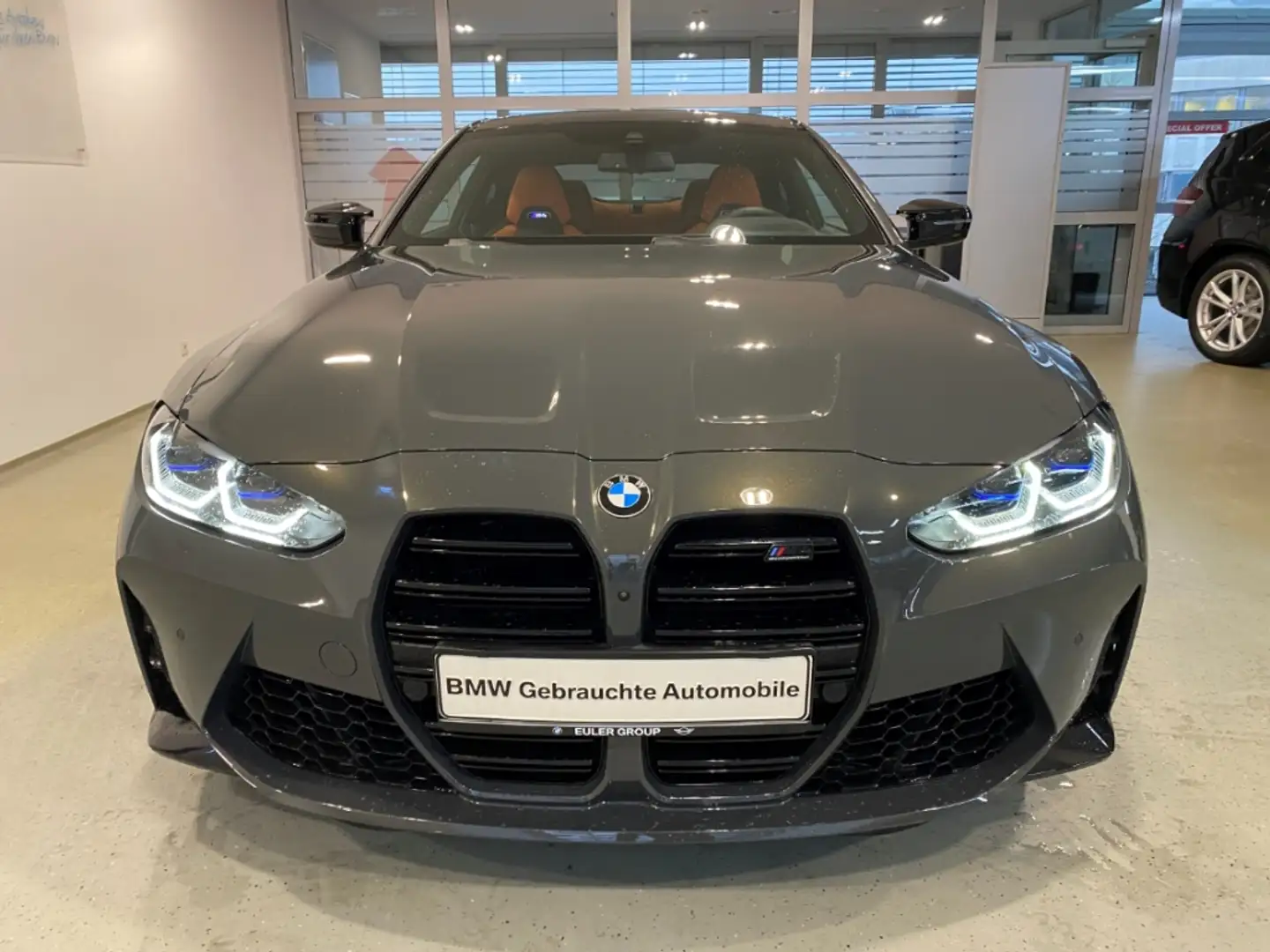 BMW M4 Competition Coupe HUD AD Navi Leder Digitales Cock Grau - 2