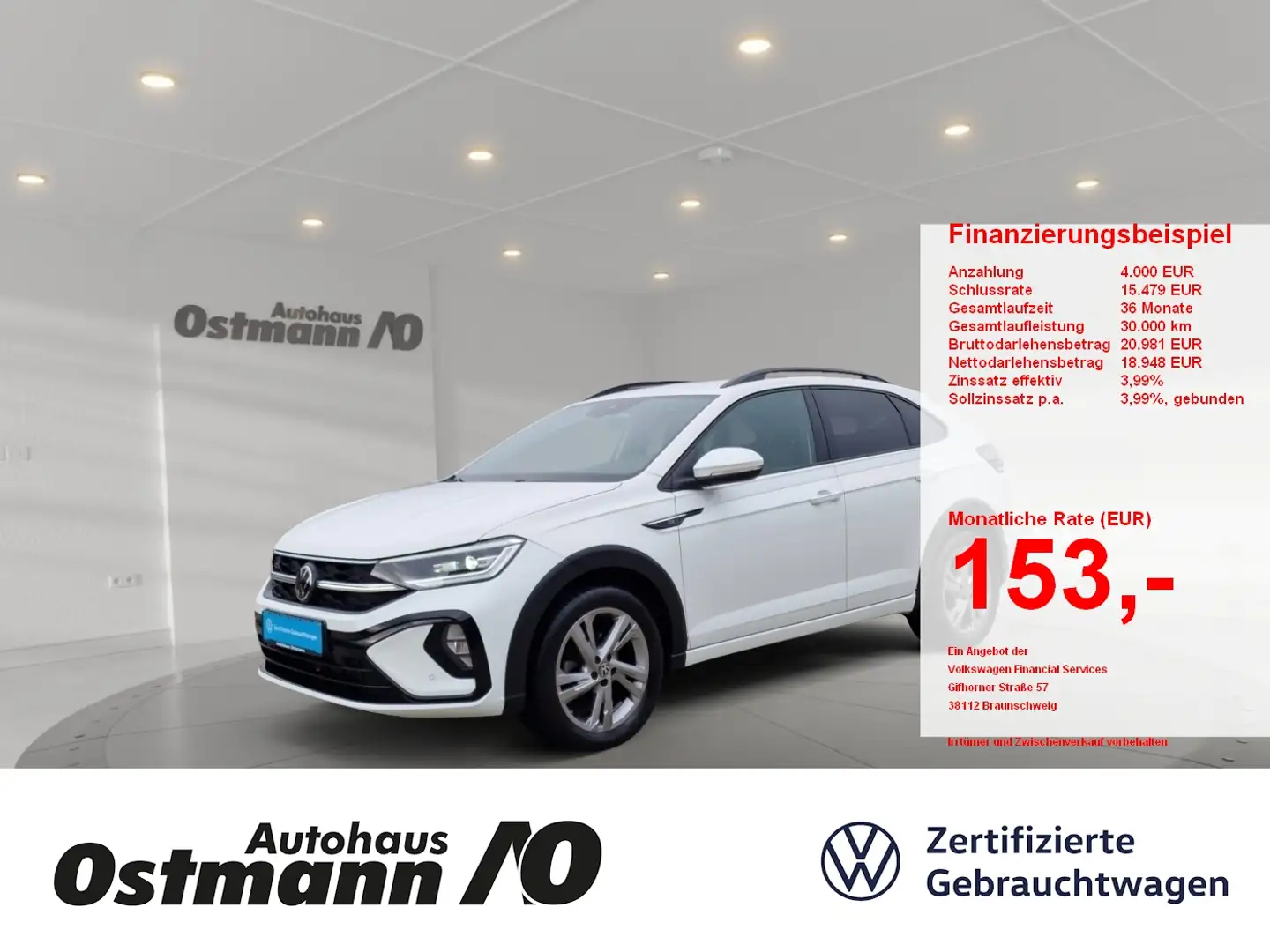 Volkswagen Taigo 1.5 TSI R-Line AUT Fernlichtass. Kam. LED Wit - 1