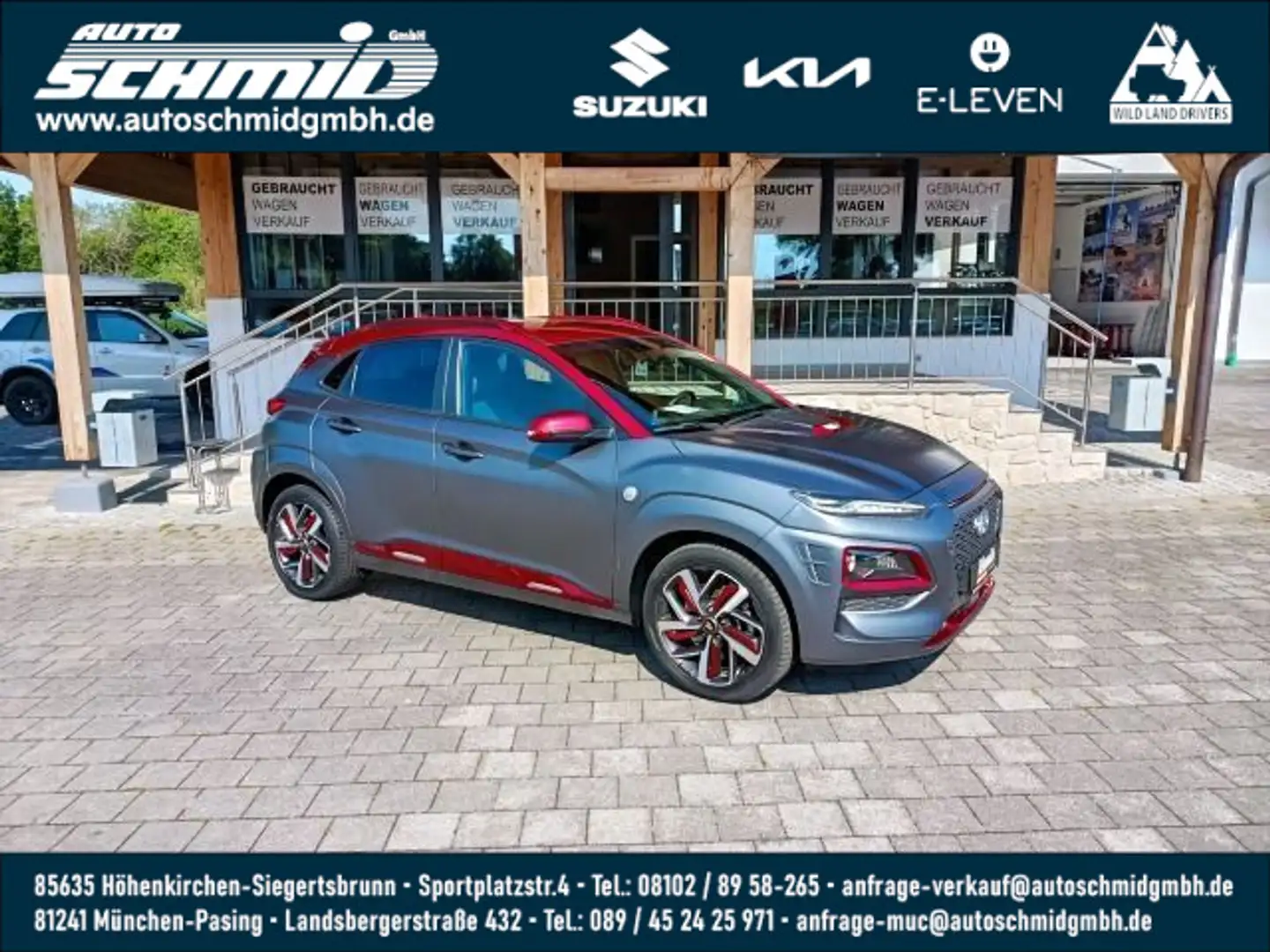 Hyundai KONA KONA 1.6 T-GDI DCT 4WD ' Iron Man Edition' Grijs - 1