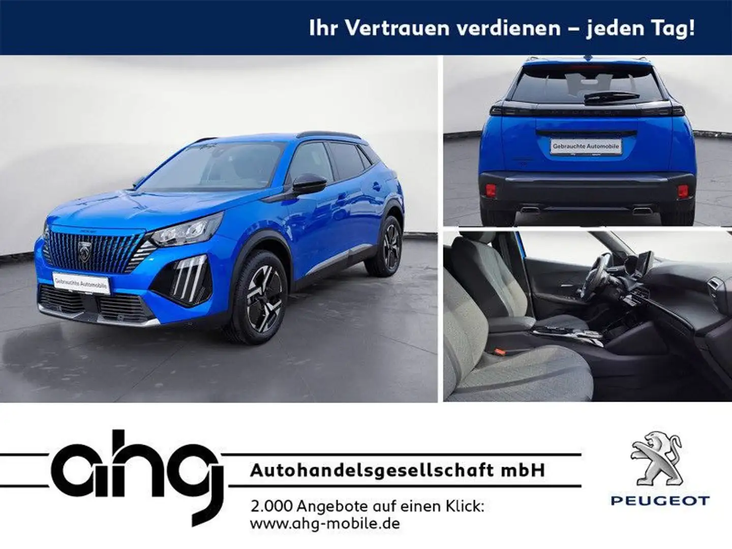 Peugeot 2008 PureTech 130 EAT8 Allure Navi LED Scheinwer Azul - 1