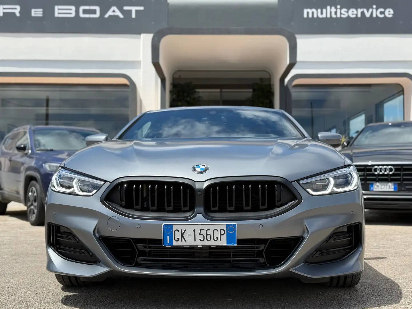 BMW 840 Serie 8 840d Coupe mhev 48V xdrive Msport auto Grijs - 2