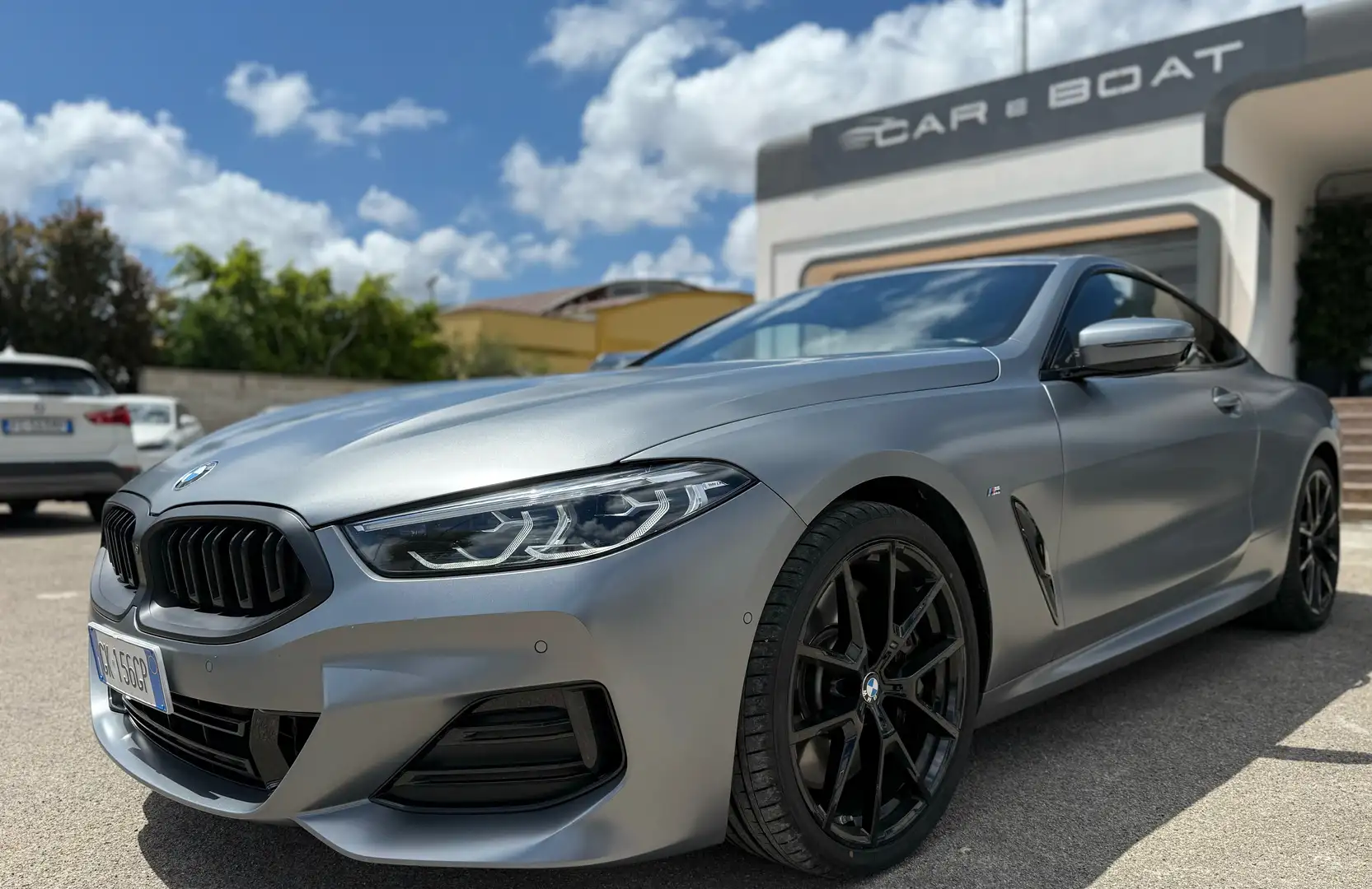 BMW 840 Serie 8 840d Coupe mhev 48V xdrive Msport auto Gris - 2