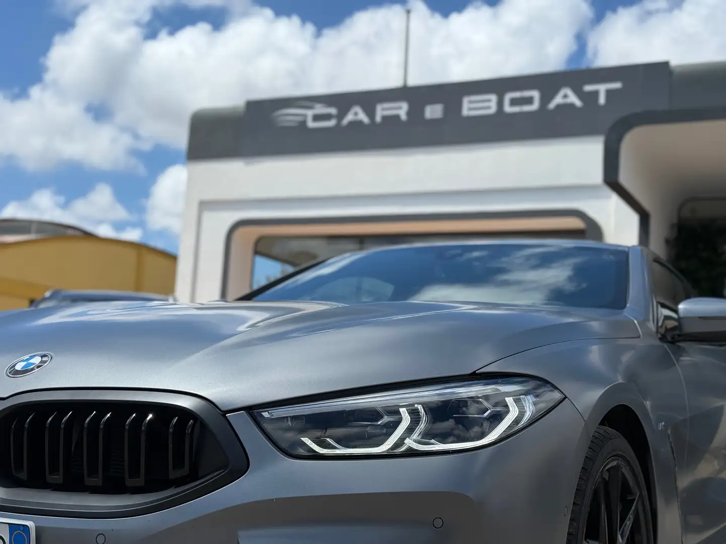 BMW 840 Serie 8 840d Coupe mhev 48V xdrive Msport auto Gris - 1